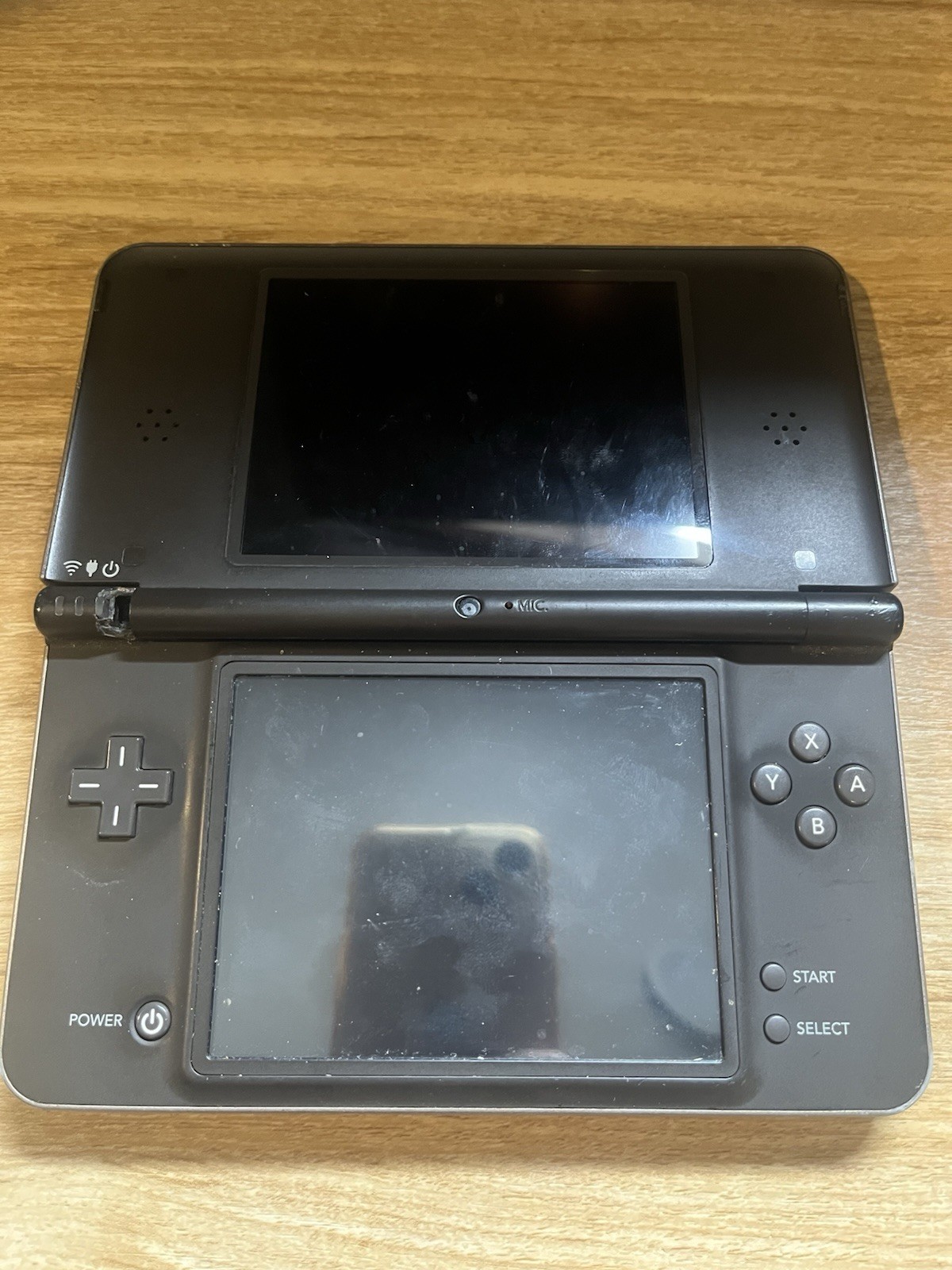 PARTS REPAIR Nintendo DSi XL Handheld System BROKEN HINGE POWERS ON PLAYS GAMES
