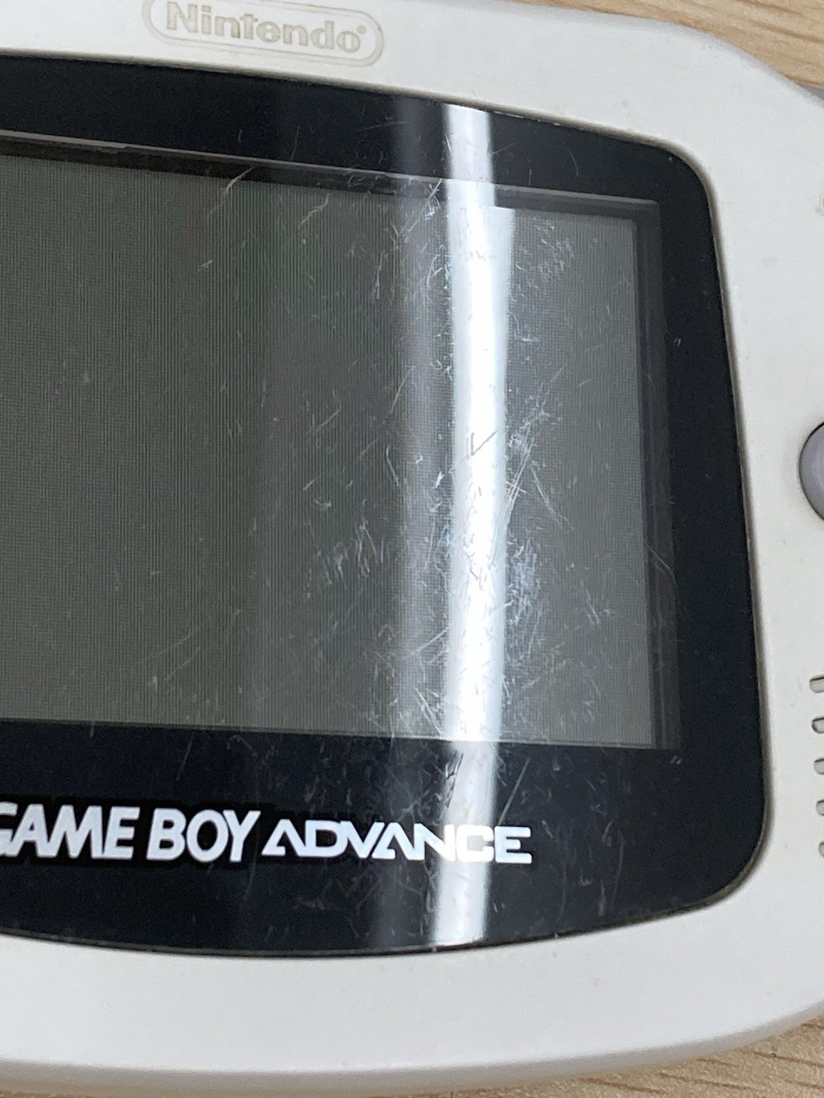 Nintendo Game Boy Advance AGB-001 Console White tested 0707-405
