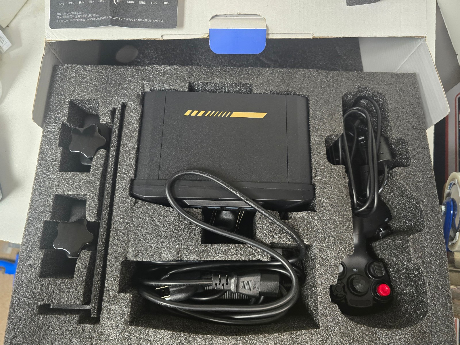 Moza Racing – AB6 Flight Simulator Bundle for Windows – Black
