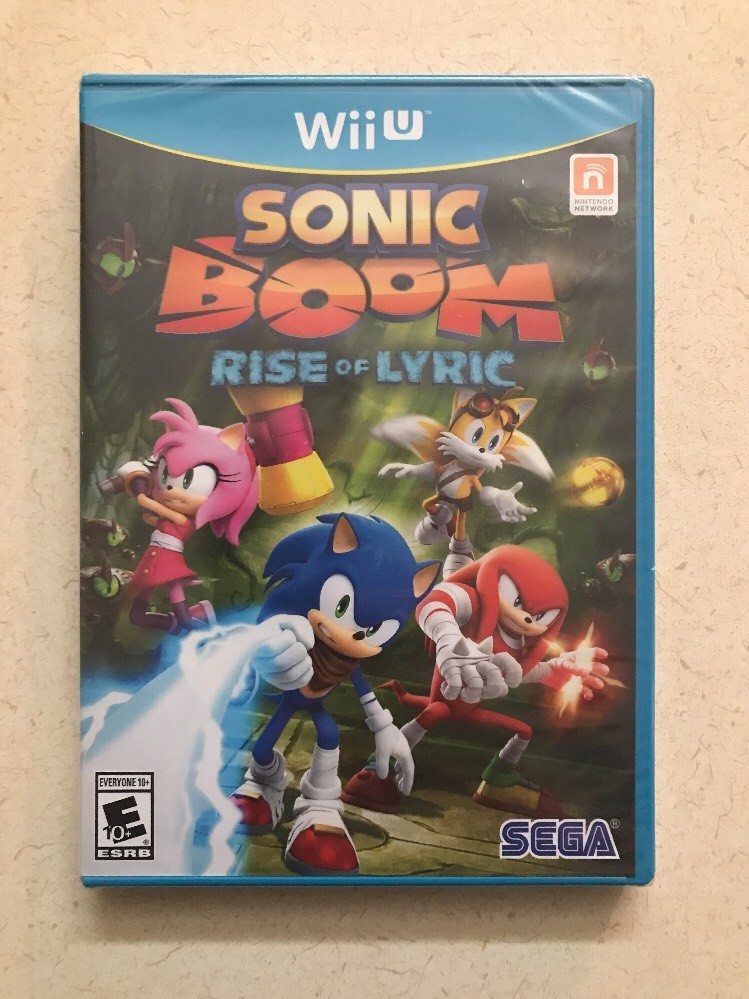 Sonic Boom: Rise of Lyric Nintendo Wii U New! Factory Sealed! Ships In A Box!