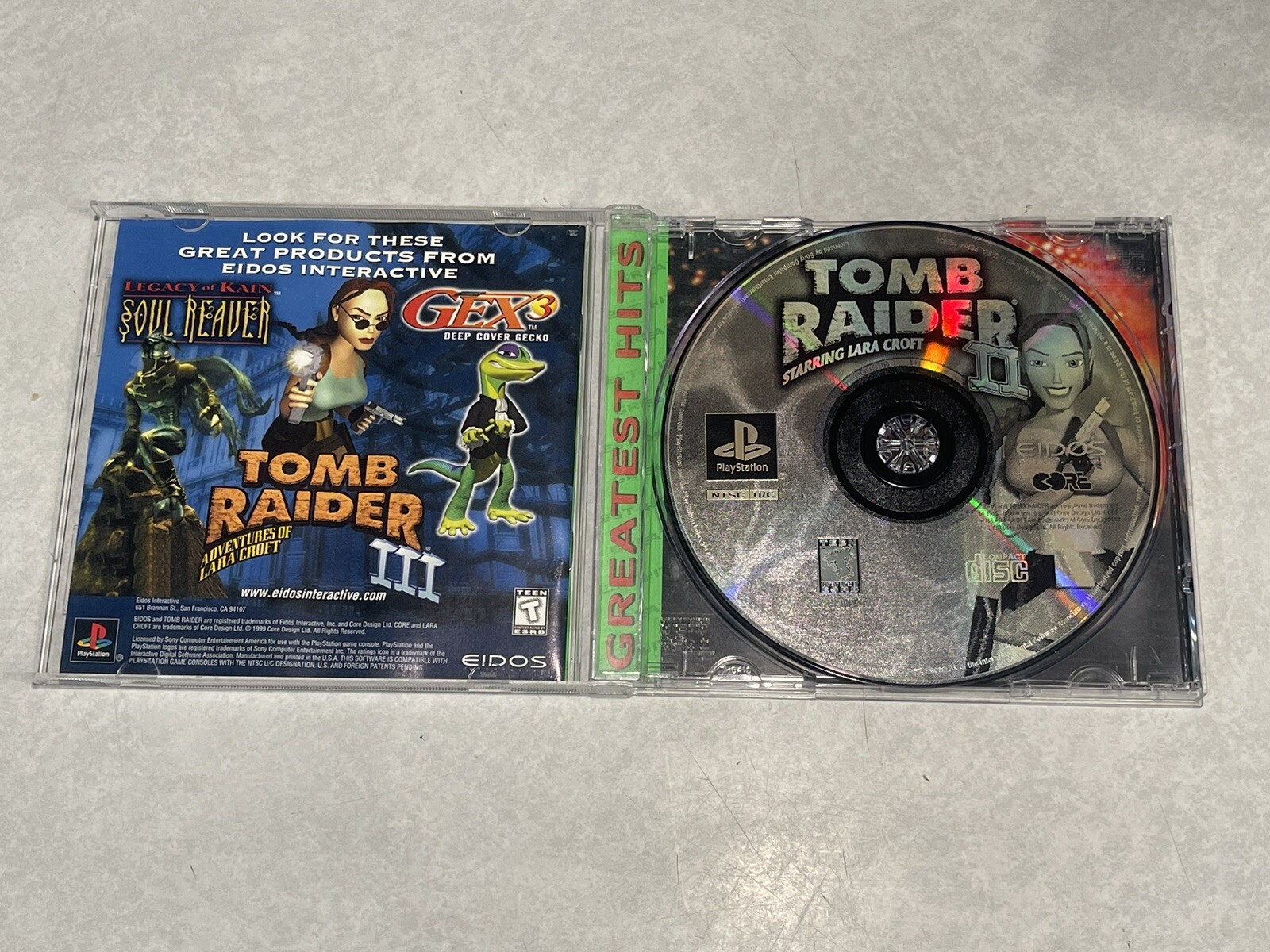 Tomb Raider II – PS1 – Clean & Tested – Fast Shipping – Complete CIB
