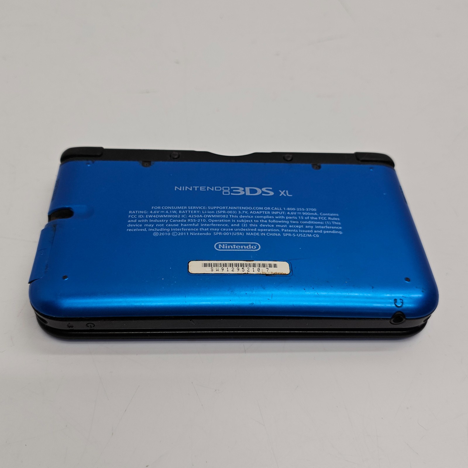 Nintendo 3DS XL SPR-001 Cobalt Blue Handheld Console For Parts