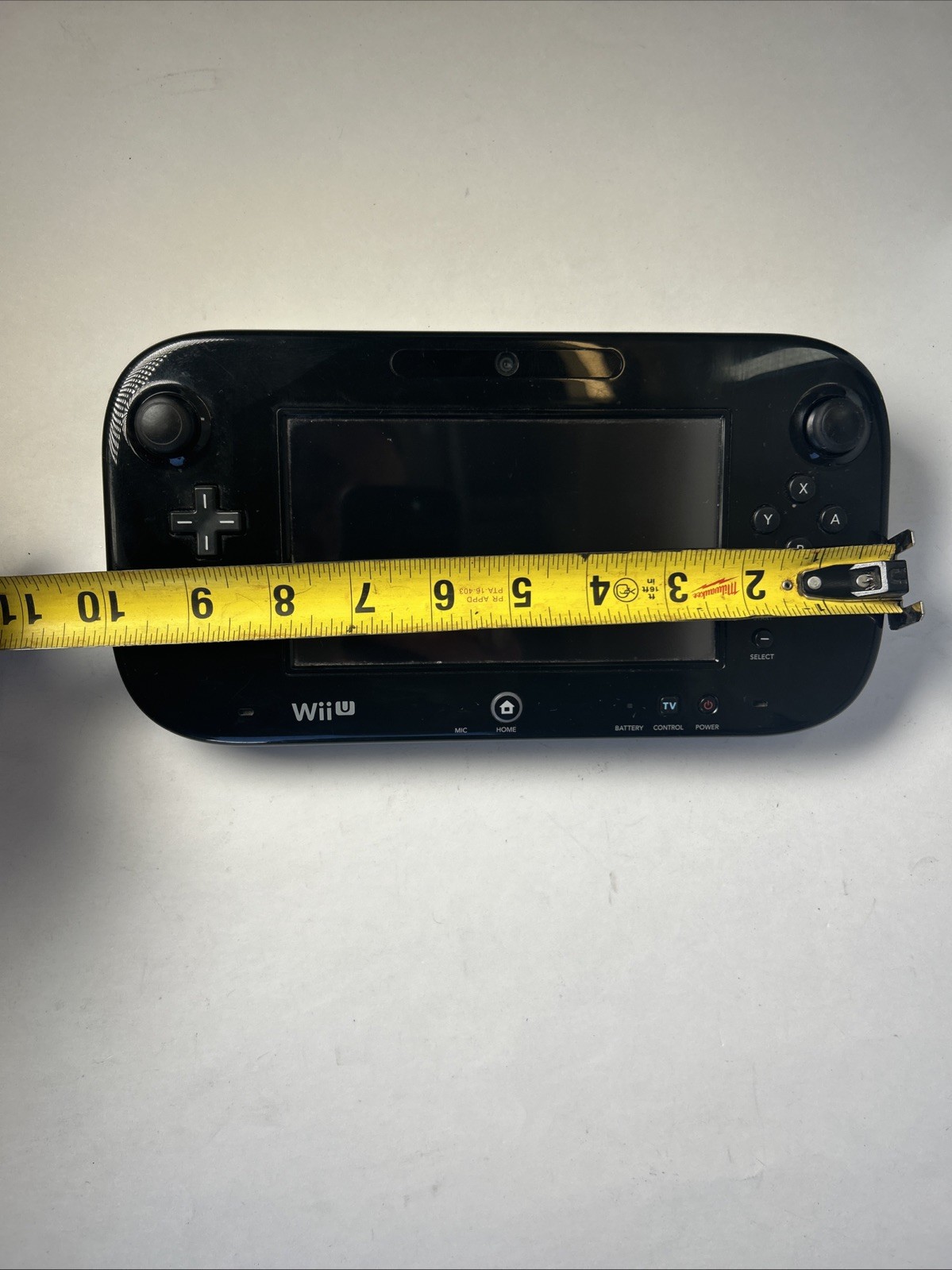 Defective Nintendo WUP-010 (USA) Gamepad Black Parts Or Repair READ! Broken