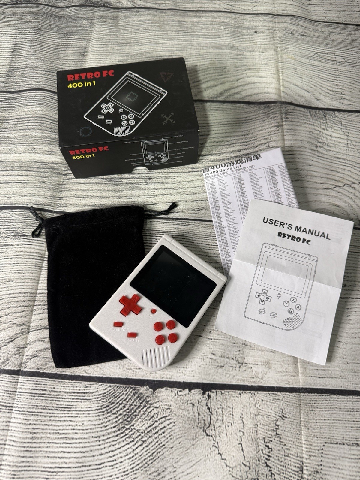 Retro FC Plus 400 in 1 Handheld Game Console
