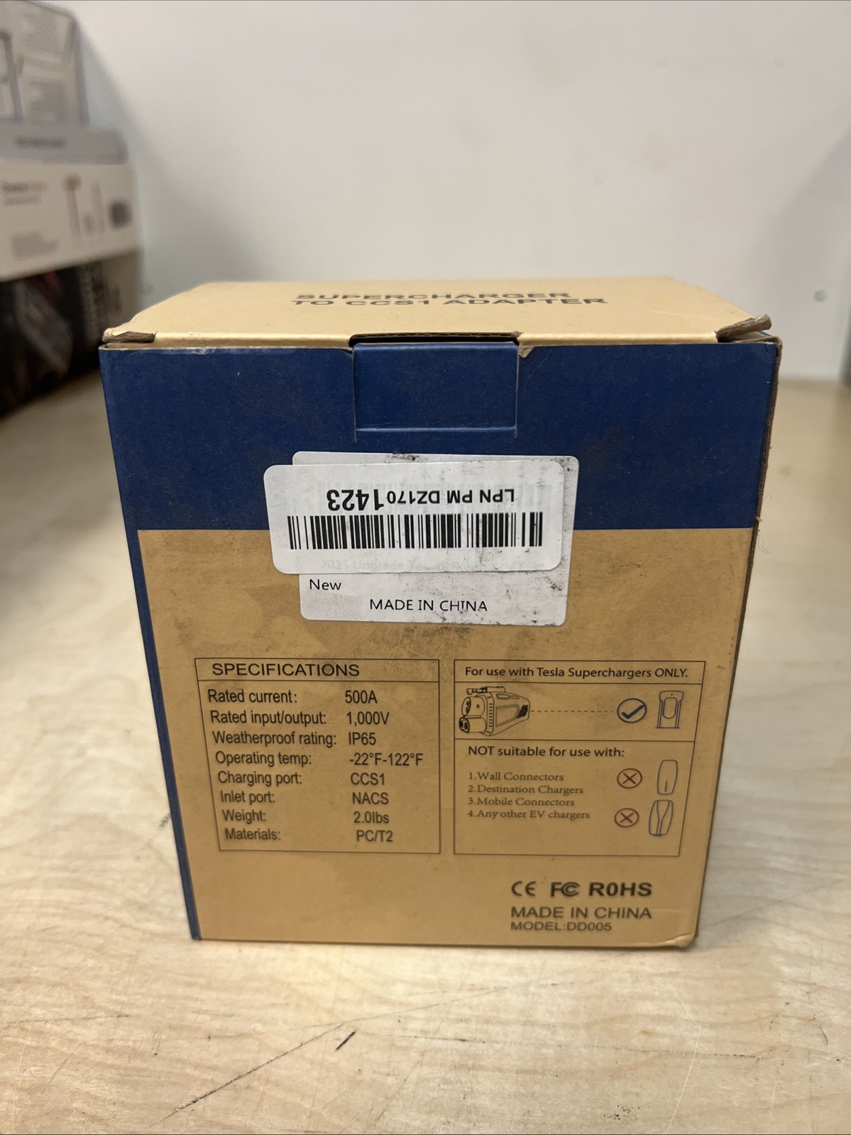 Wigoo 2025 Upgrade NACS to CCS1 Tesla Supercharger Adapter