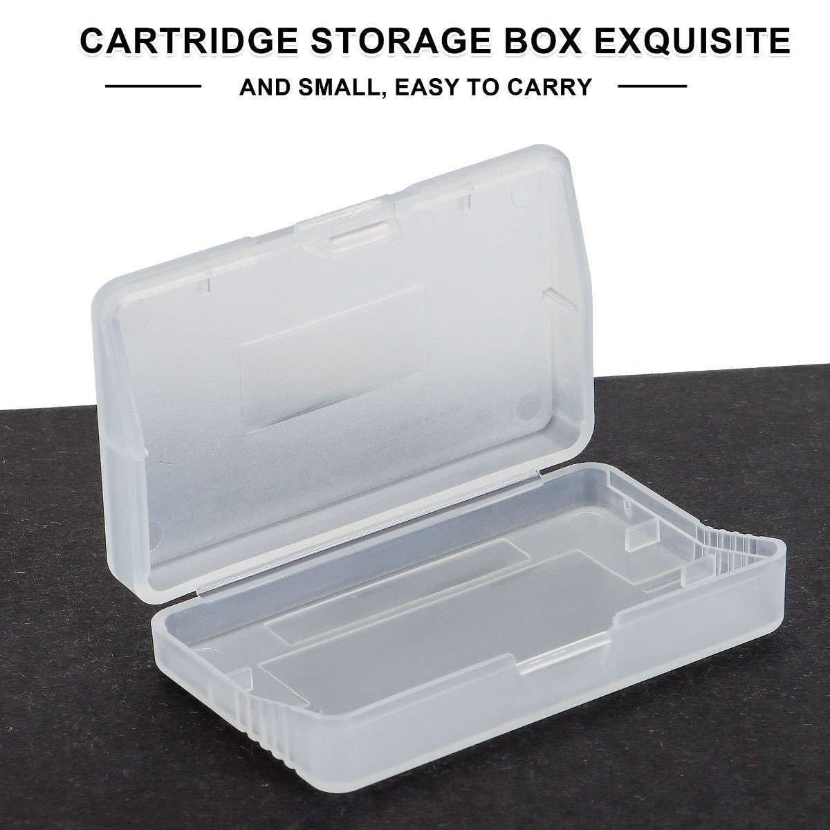 10PCS Clear Cartridge Cases FOR Nintendo Game Boy Advance GBA Games Dust Covers
