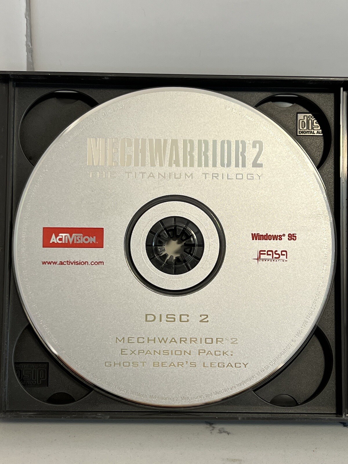 MechWarrior 2 Titanium Trilogy Edition ACTIVISION PC RARE!!