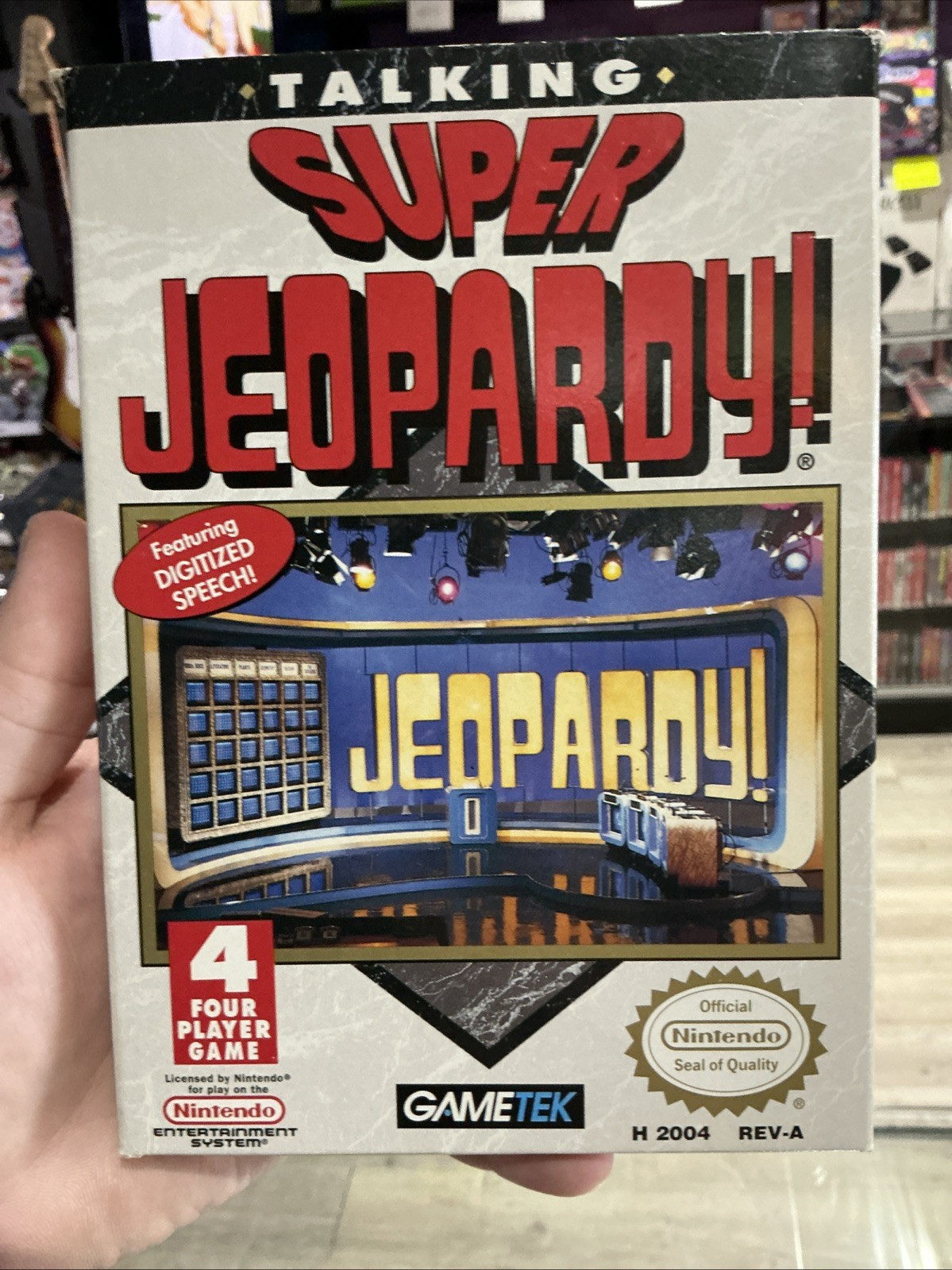 Talking Super Jeopardy – Nintendo Entertainment System NES – CIB Complete Tested