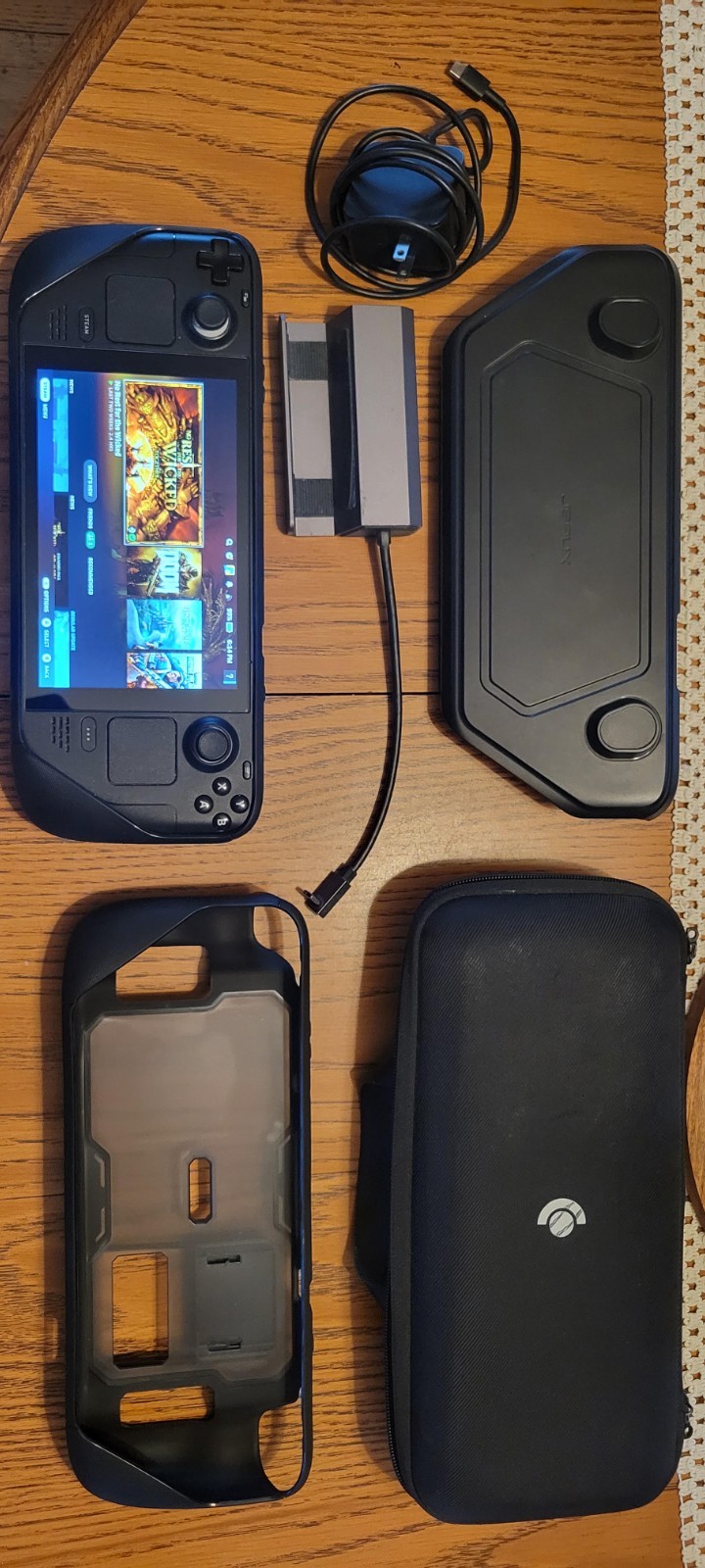 Valve Steam Deck 512GB Handheld Console with Case, Charger, Micro SD and More!