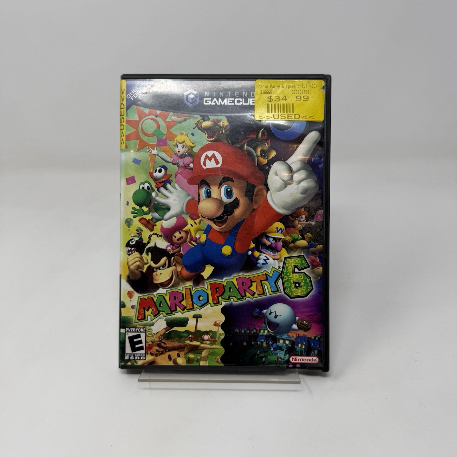 Mario Party 6 (Nintendo GameCube, 2004) – Complete In Box CIB Tested Working