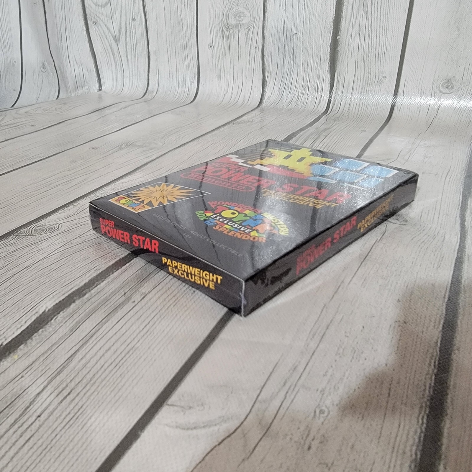 Rare Toynk 8-bit Super Power Star Memento Paperweight Exclusive – Brand New