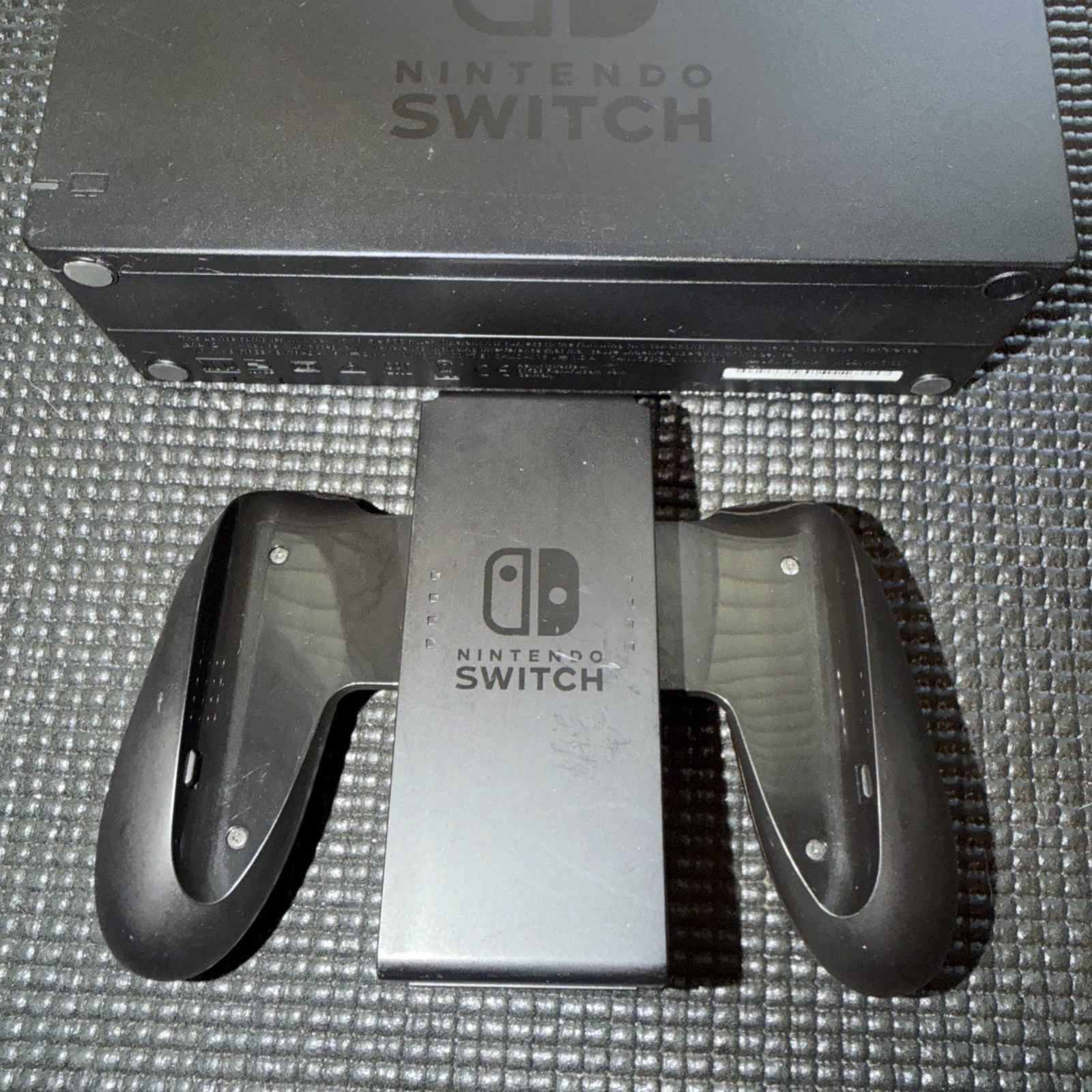 Used Nintendo Switch Dock and Joy-Con Grip No Cables