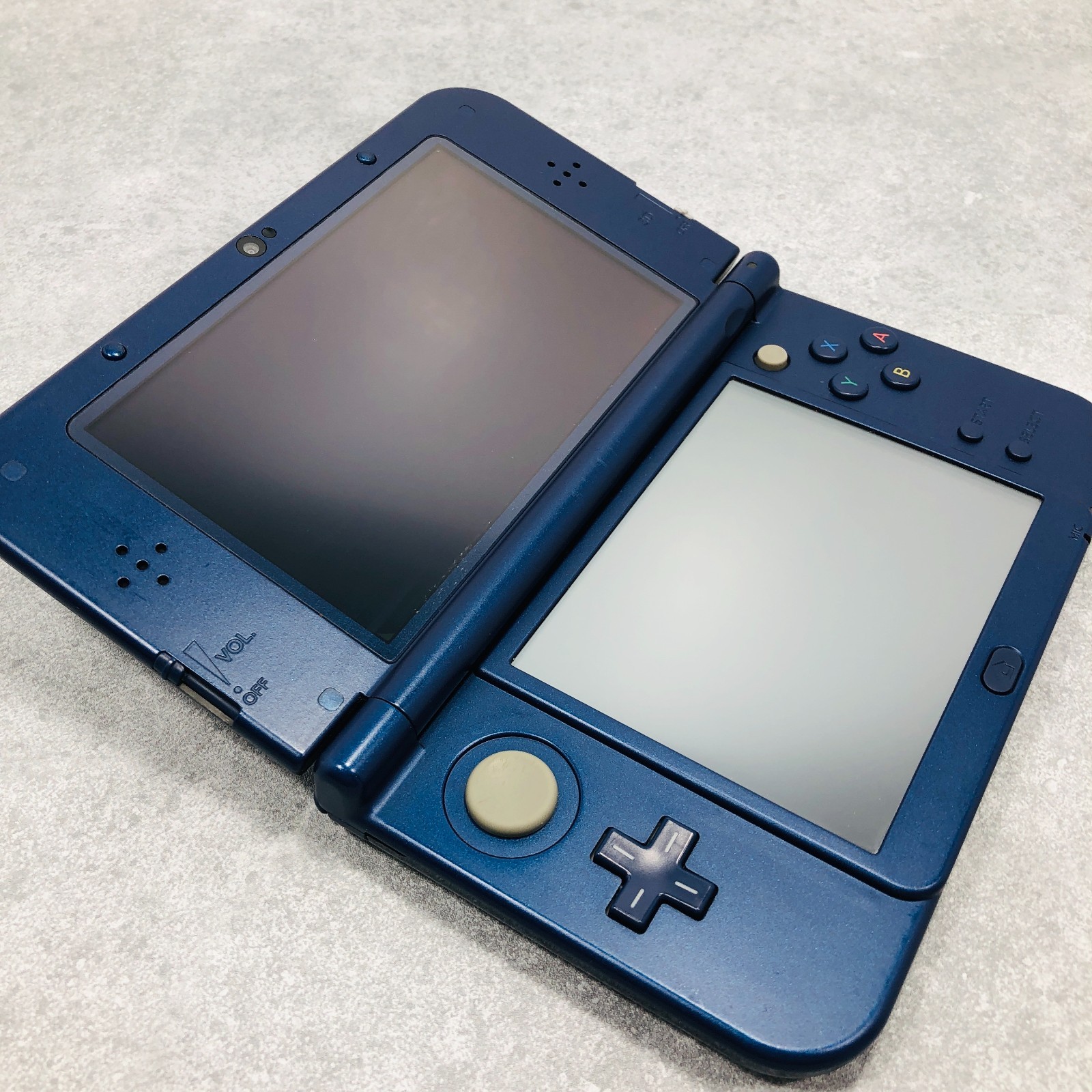 [Top IPS / EX+3] New Nintendo 3DS LL XL Metallic Blue console Japan NTSC-J 6-123