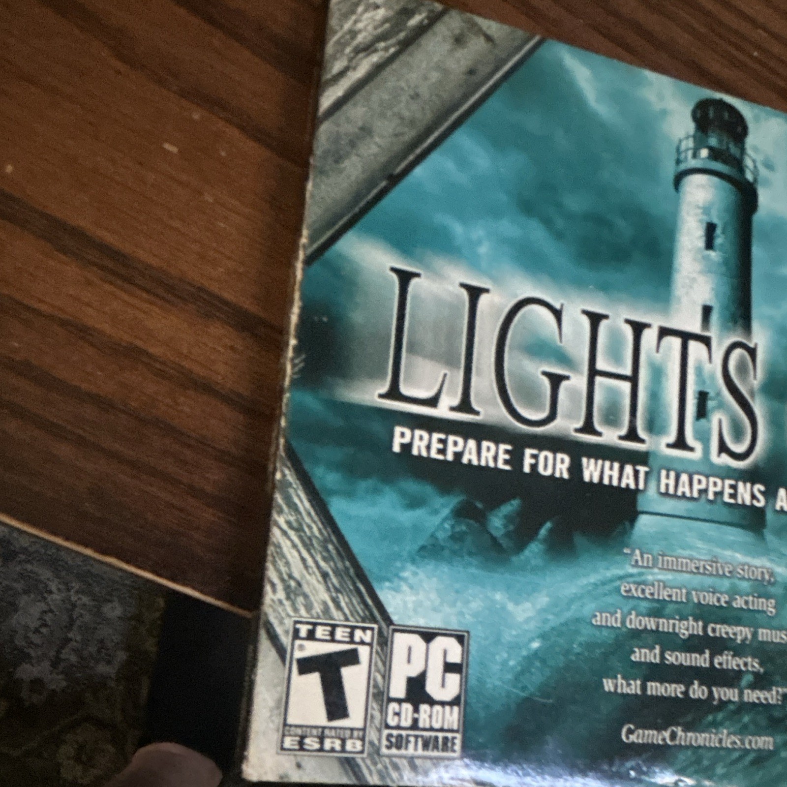 The Adventure Company Lights Out PC CD-ROM Video Game T-Teen