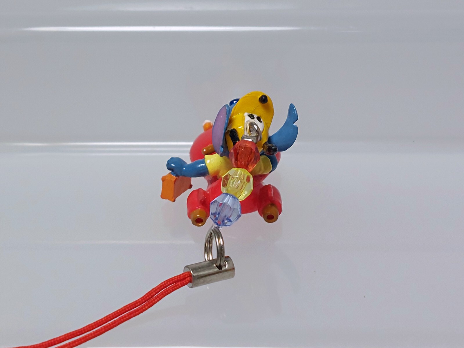 Lilo & Stitch Hovercraft Figure Strap Disney Toy Japan T03 0.8in