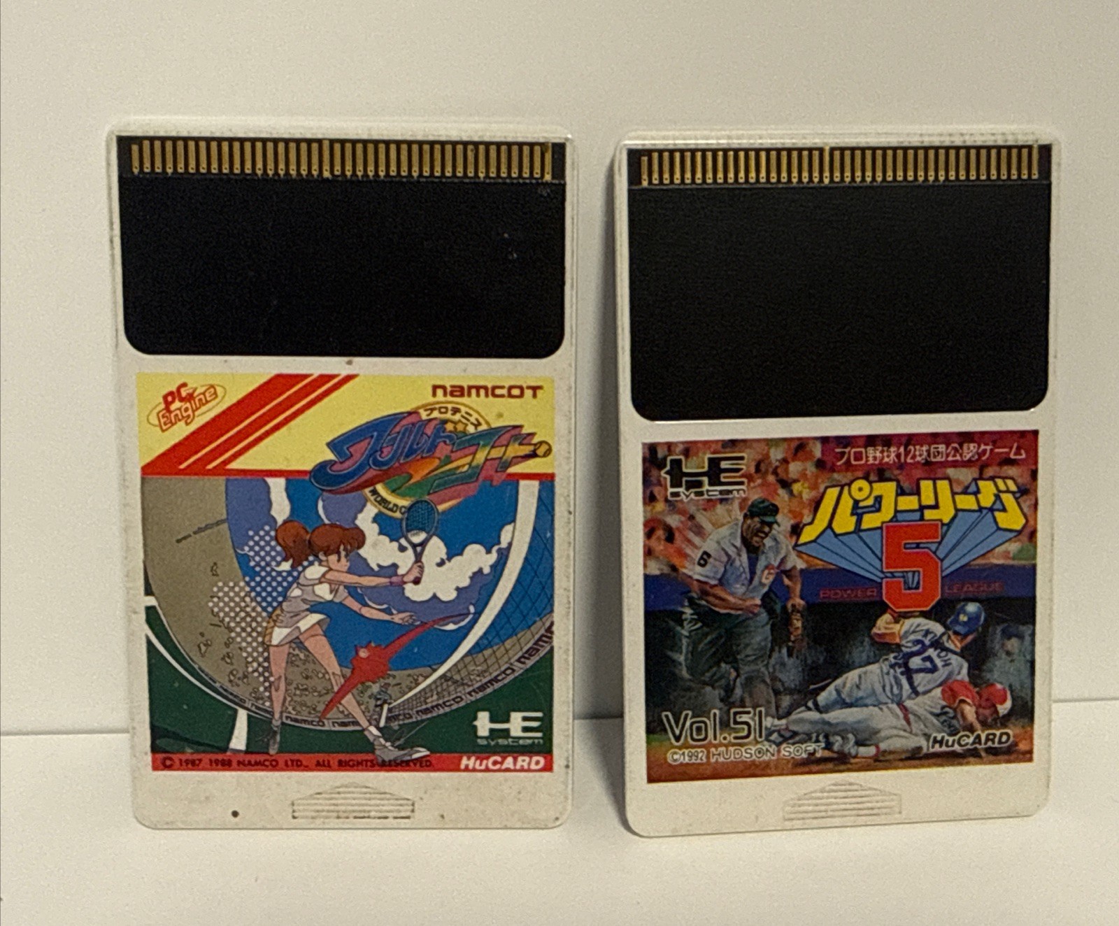 PC Engine Hu Card Only – Lot Of 17/Read