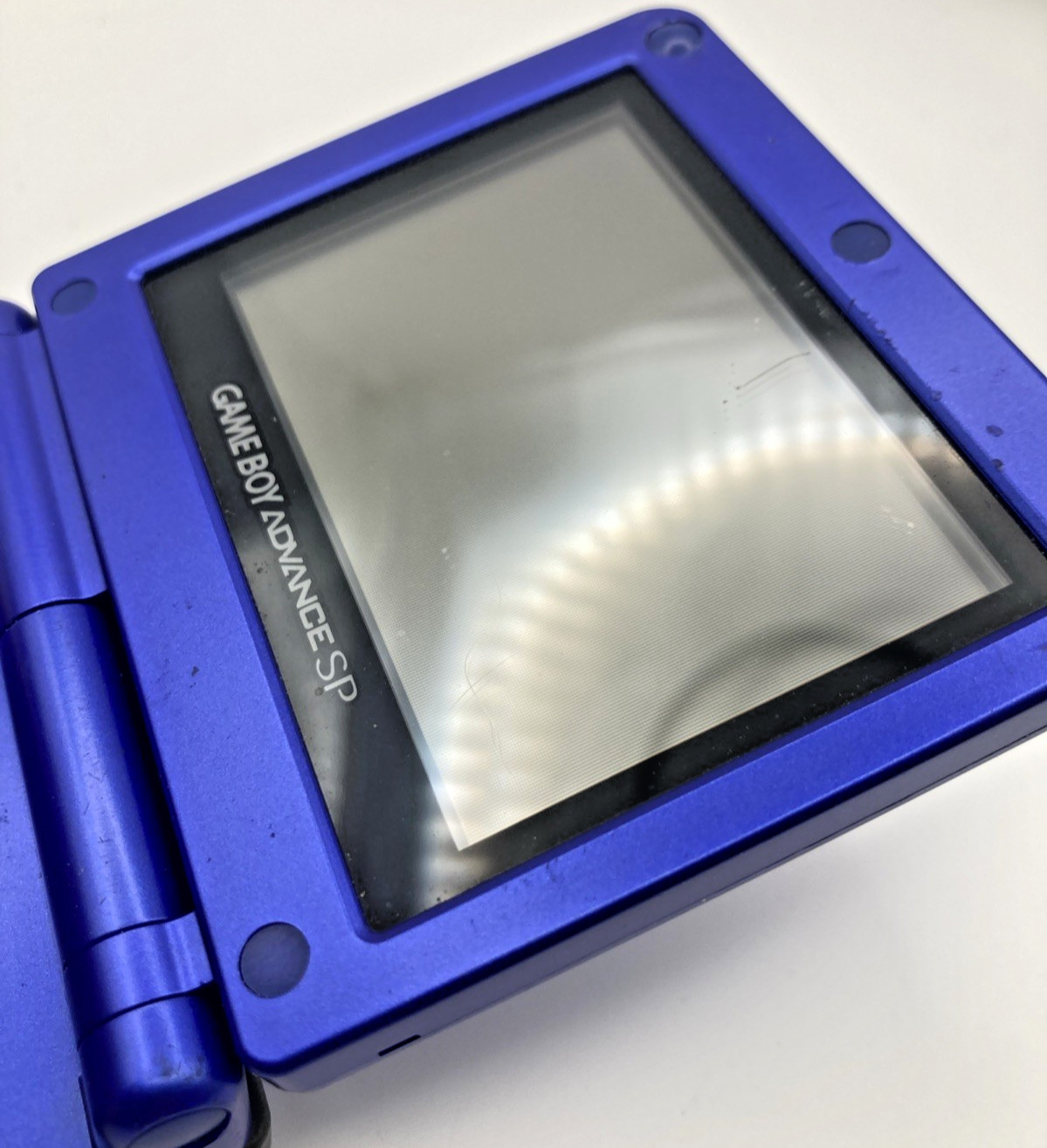 Nintendo Game Boy Advance SP Cobalt Blue Handheld System AGS-001 For Parts GBA