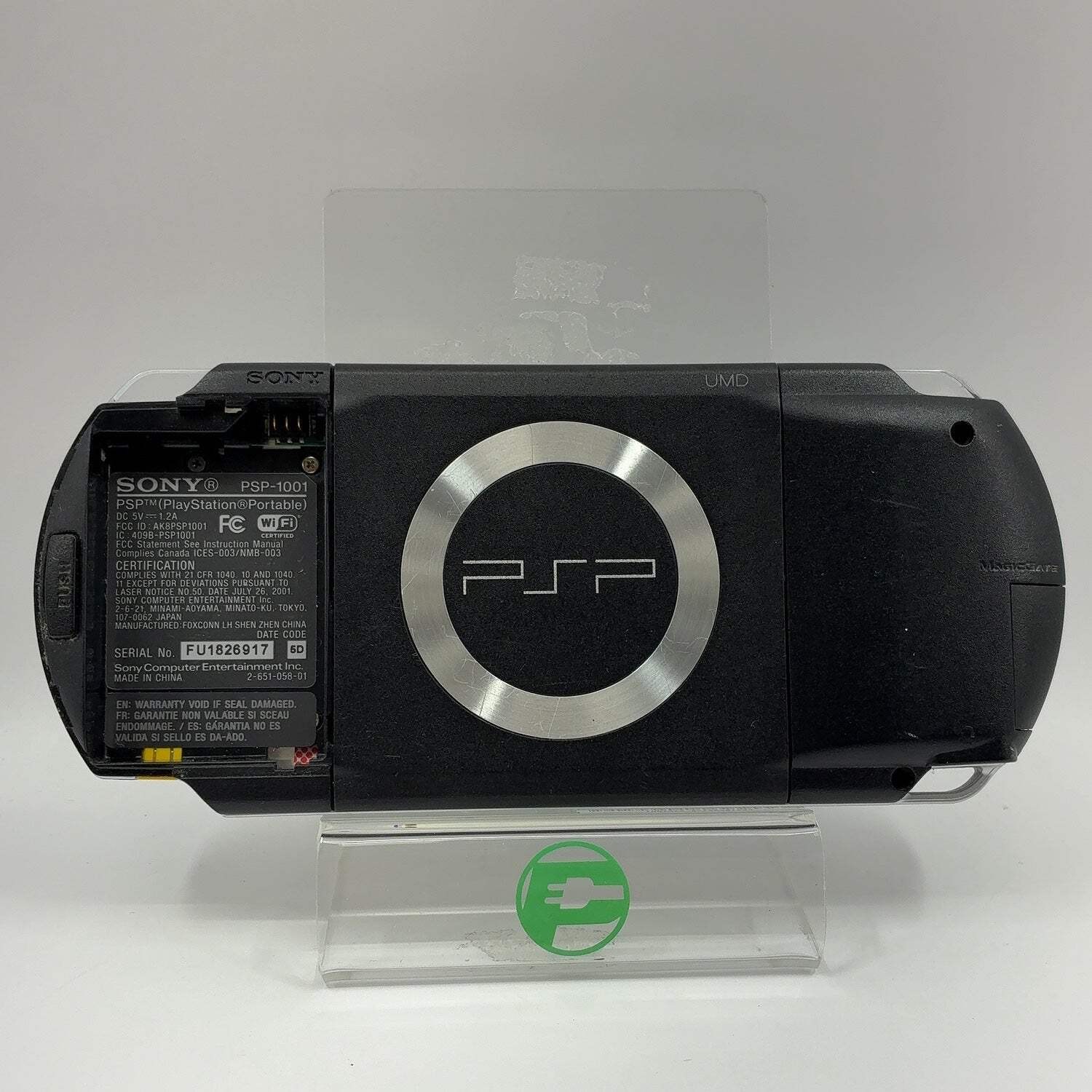 Sony PlayStation Portable PSP PSP-1001 Handheld Console System Only Black Read