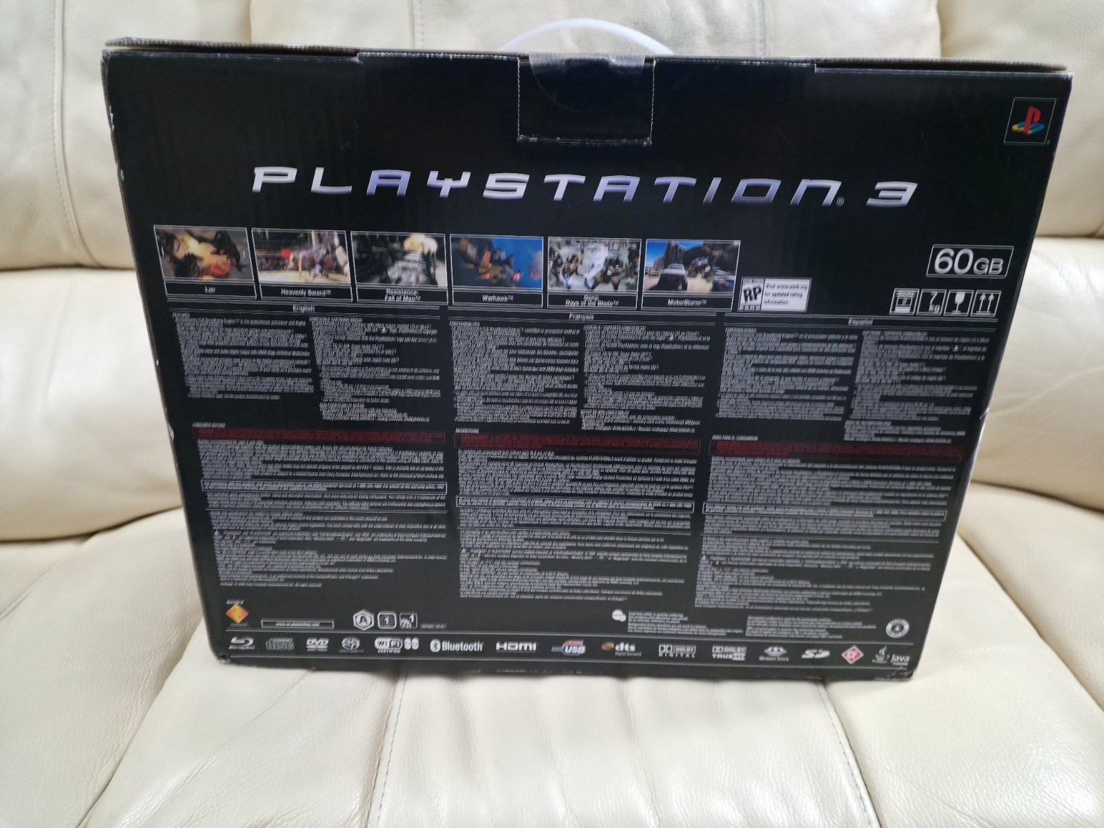 New Sealed PlayStation 3 PS3 60GB Backwards Compatible US Launch Console CECHA01