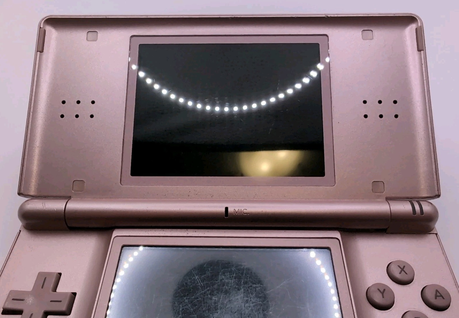Pink Nintendo DS Lite USG-001 (Nintendo, 2006) w/ Travel Case