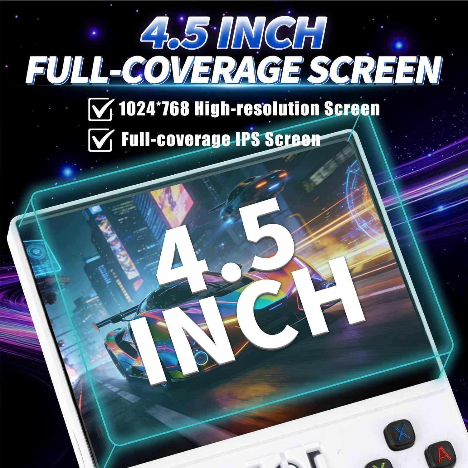 2026 NEW Upgrade R36MAX Ⅱ Retro Handheld Game Console – 4.5 Inch Ultra-Large Scr