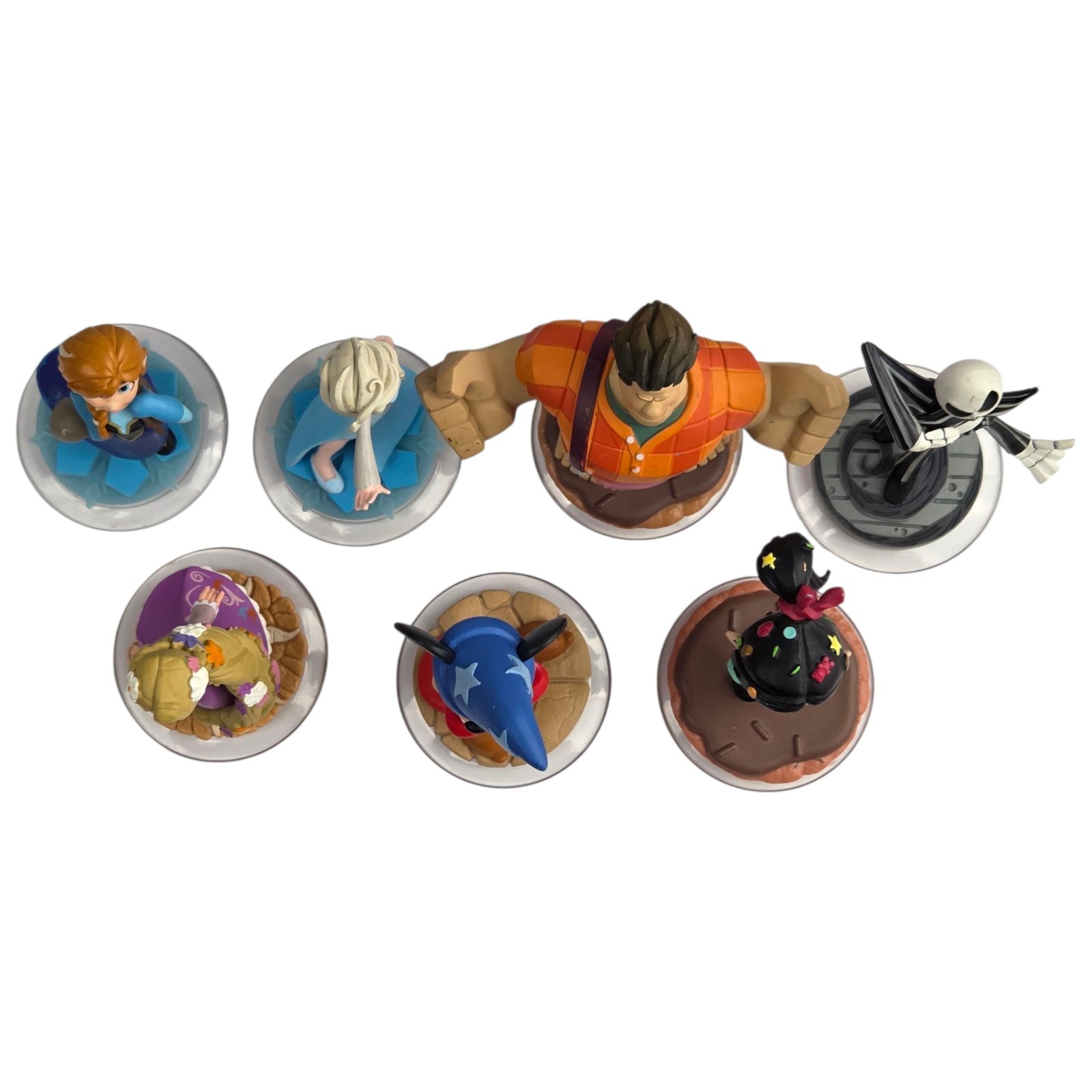 Disney Infinity Disney Friends Figures Lot of 7 – Frozen, Wreck-It Ralph & More