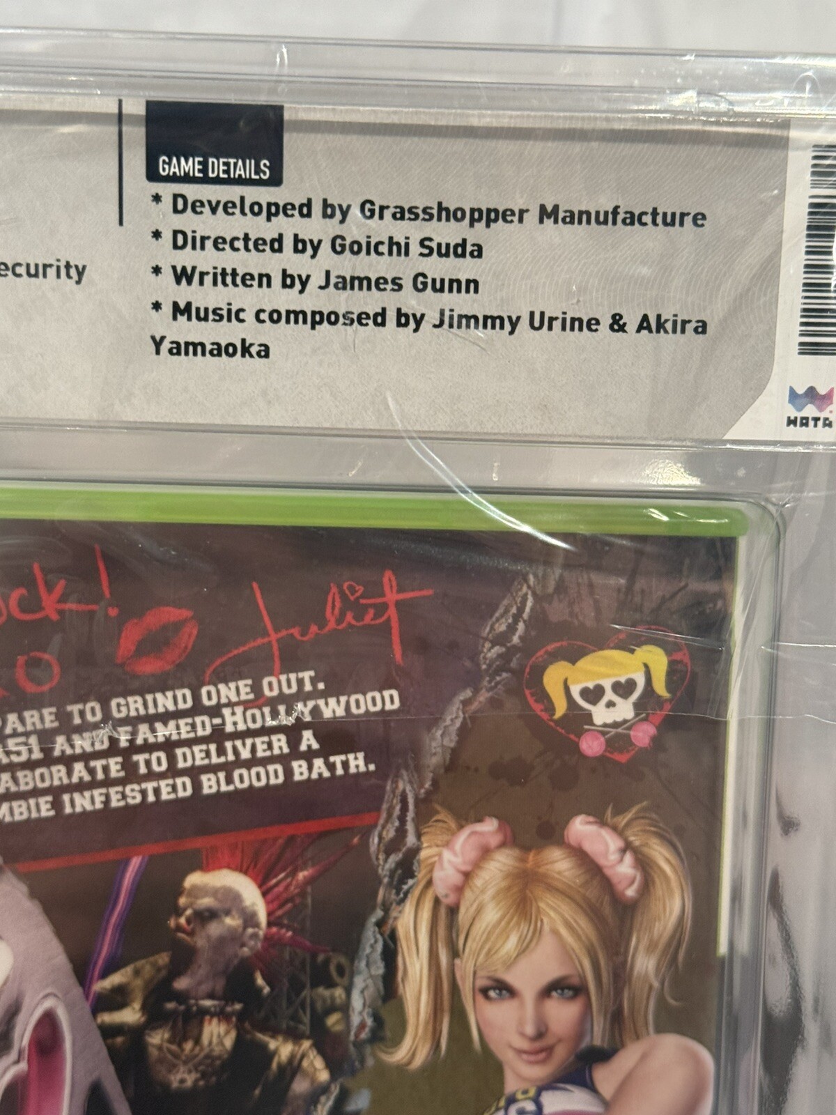 Lollipop Chainsaw (Microsoft Xbox 360, 2012) Sealed Graded Wata 9.8 A++