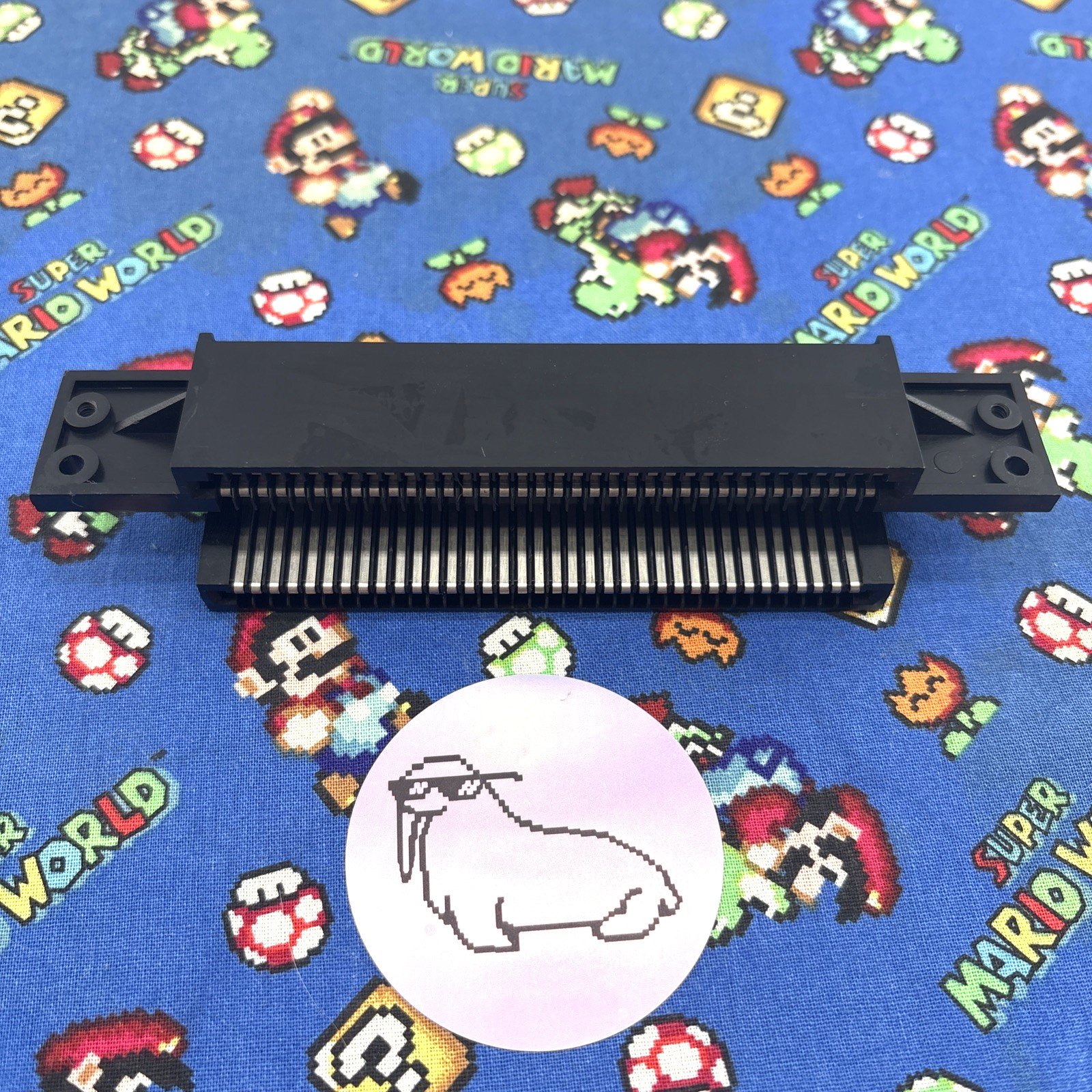 Original OEM Nintendo NES 72 Pin Connector Restored & Polished NO DEATH GRIP