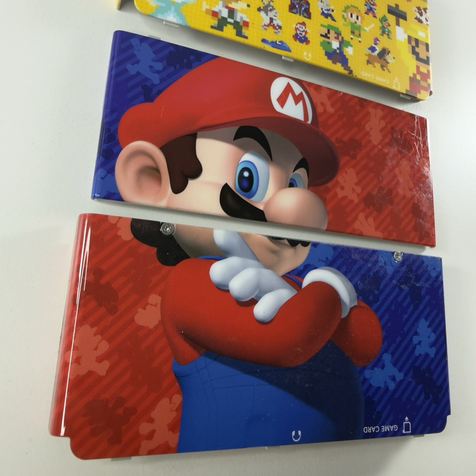 New Nintendo 3DS Kisekae Cover No.069 Mario Face Plates and One Yellow
