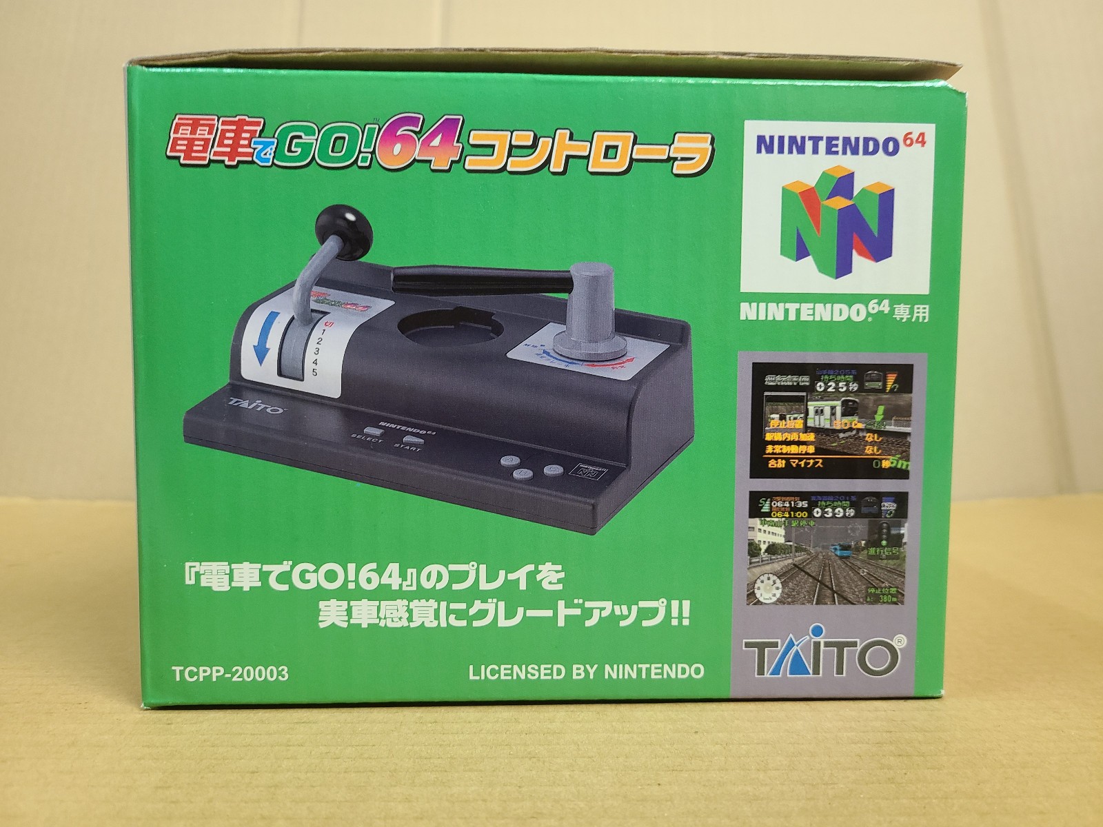 Nintendo64 Densha de Go Controller + Densha de Go! 64 Japan N64 Taito #S03