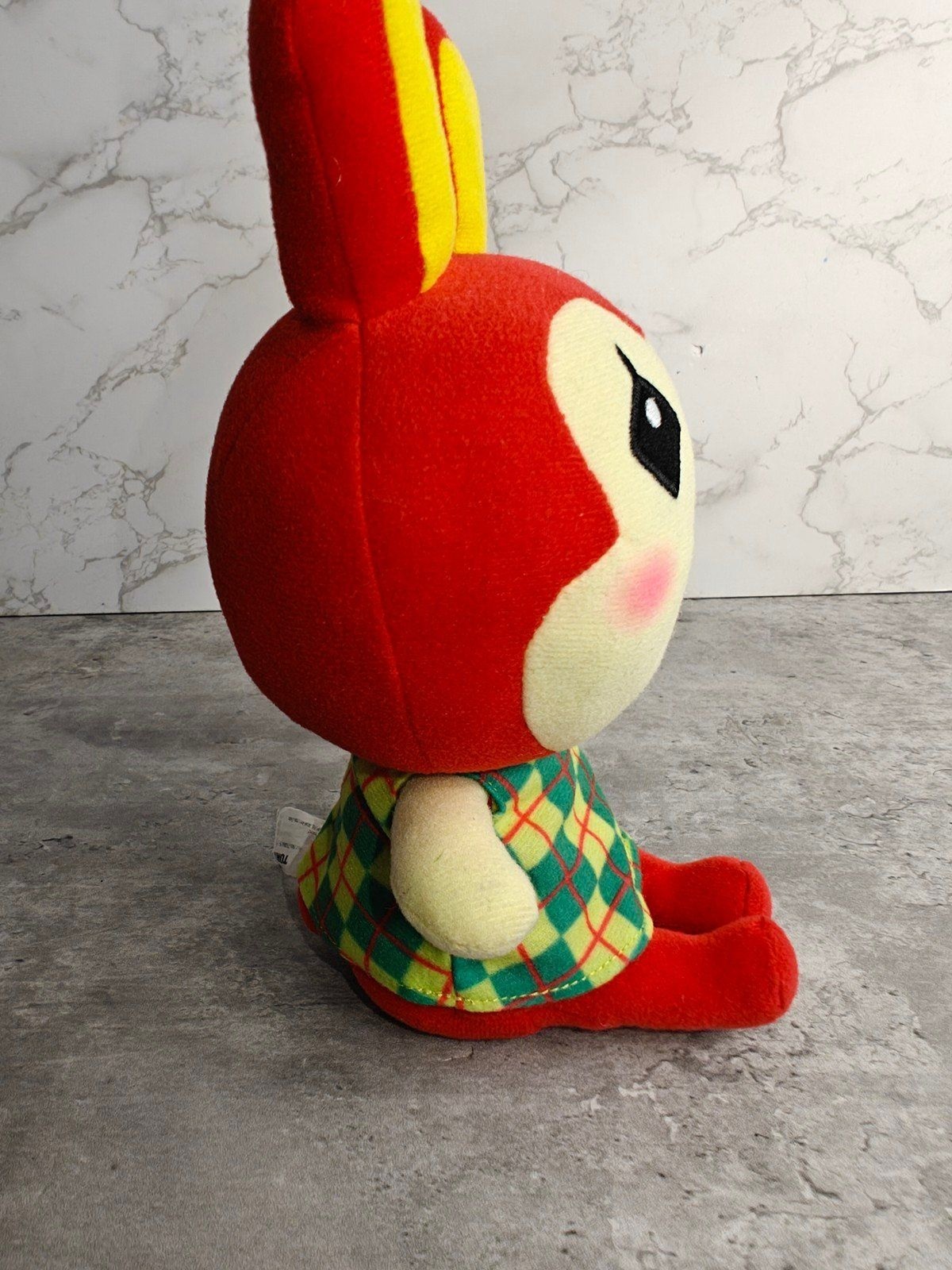 2007 TOMY Animal Crossing BUNNIE Villager Wild World Plush Stuffed Nintendo
