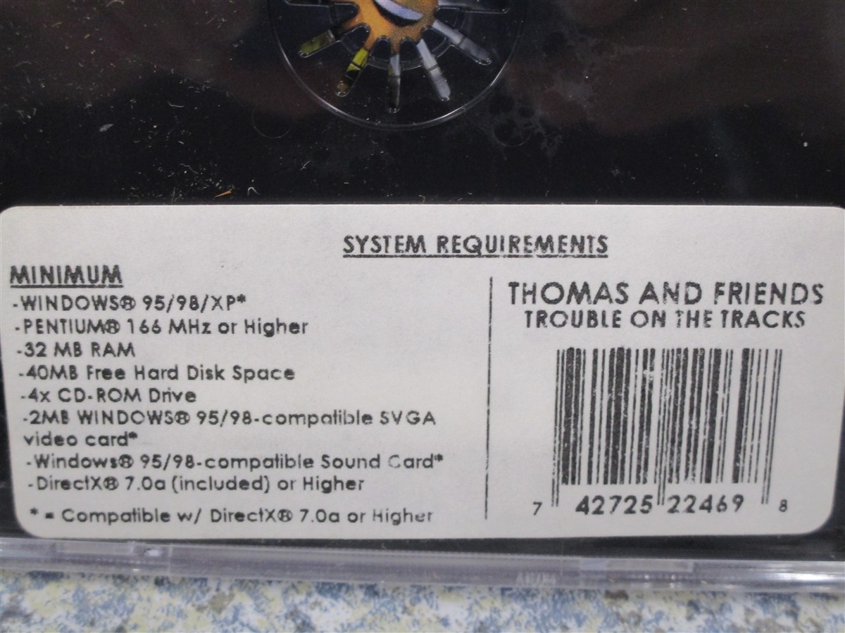 Video Game PC Thomas & Friends Trouble on the Tracks NEW (no back insert)