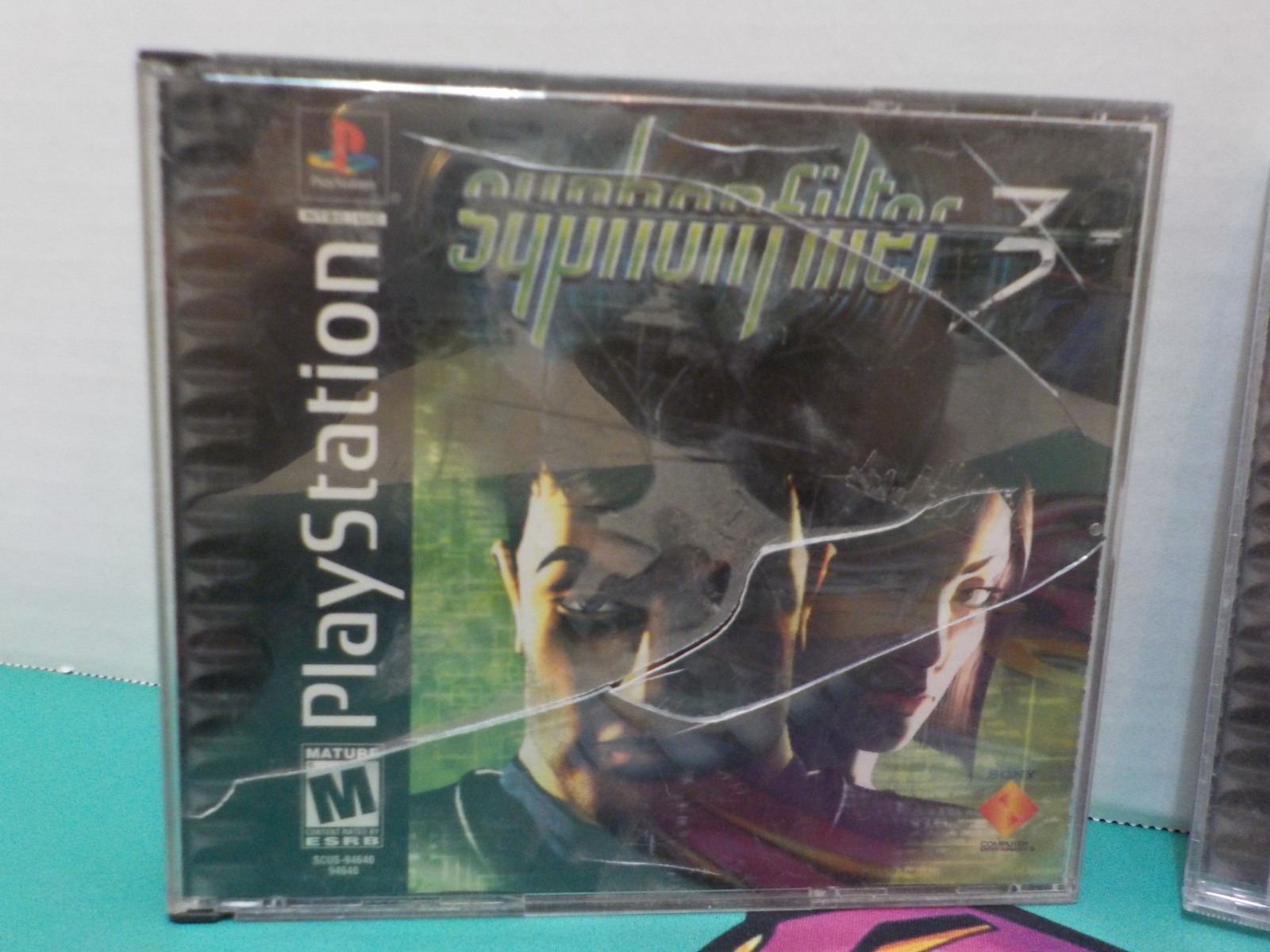 N A1001 Syphon Filter 3 & Crash Bandicoot Warped Sony PlayStation 1 Game Lot