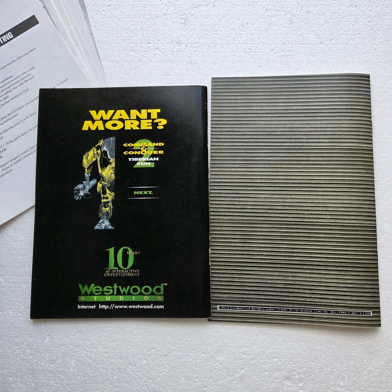 Command & Conquer PC Game Big Box Vintage Floppy Disk Included Mint Disks