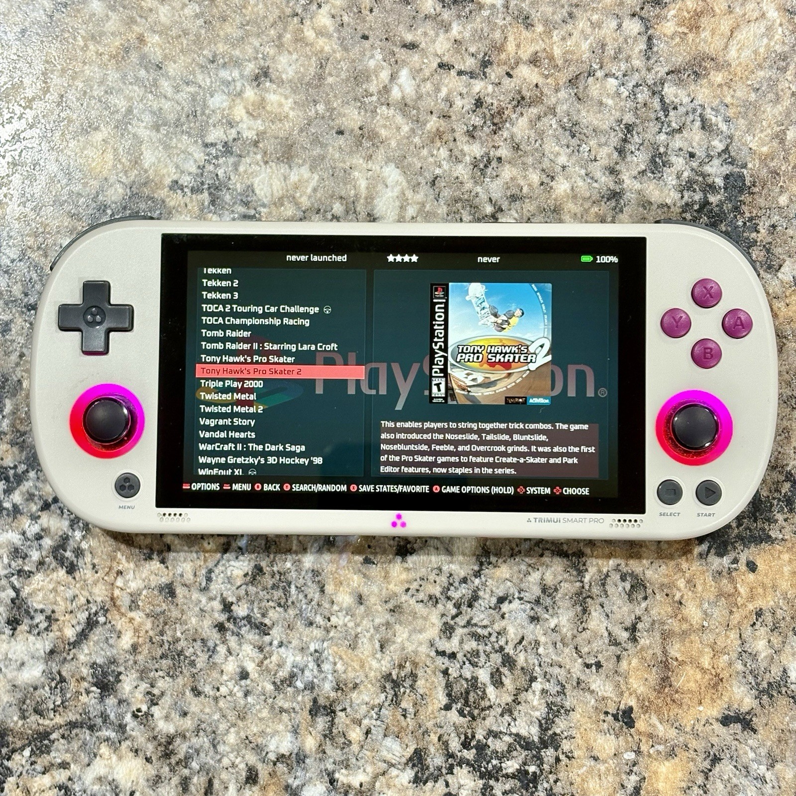Trimui Smart Pro, Retro Gaming Handheld, New 64GB Card, Loaded Ready To Play