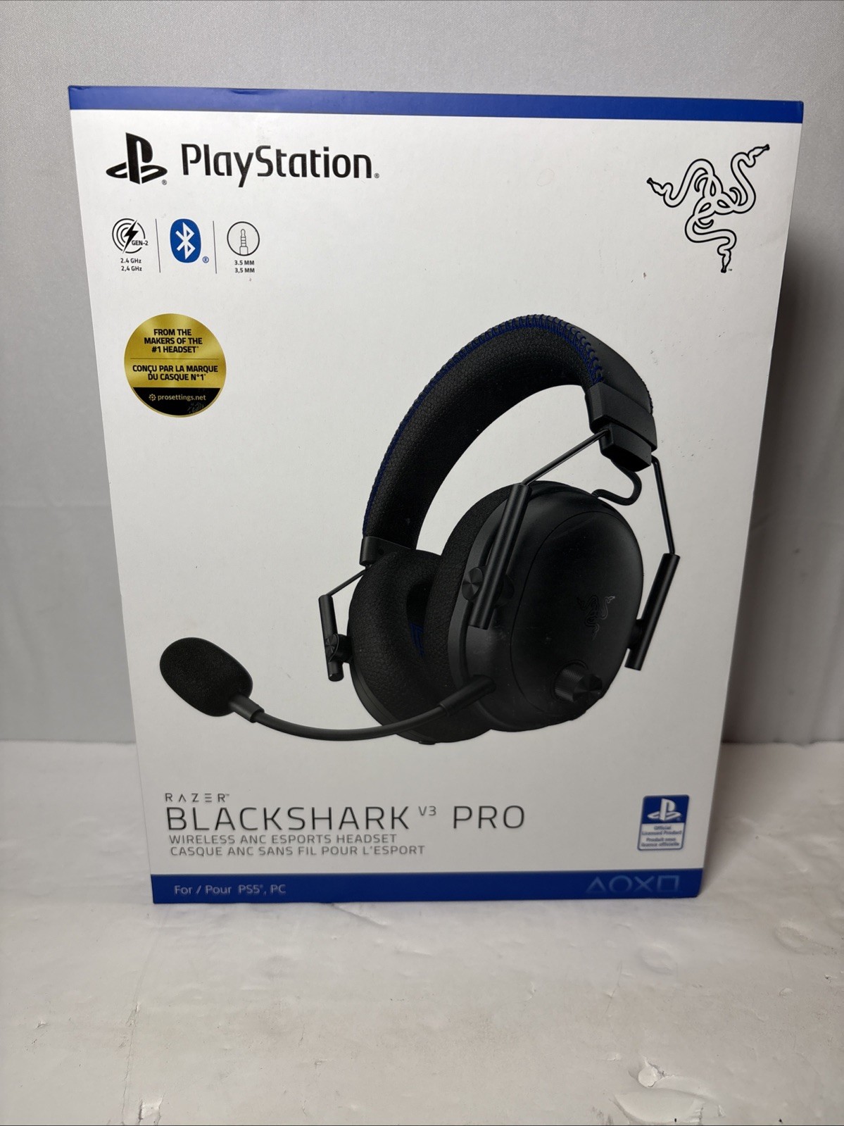 Razer – BlackShark V3 Pro ANC Wireless Over-the-Ear Headset for PlayStation