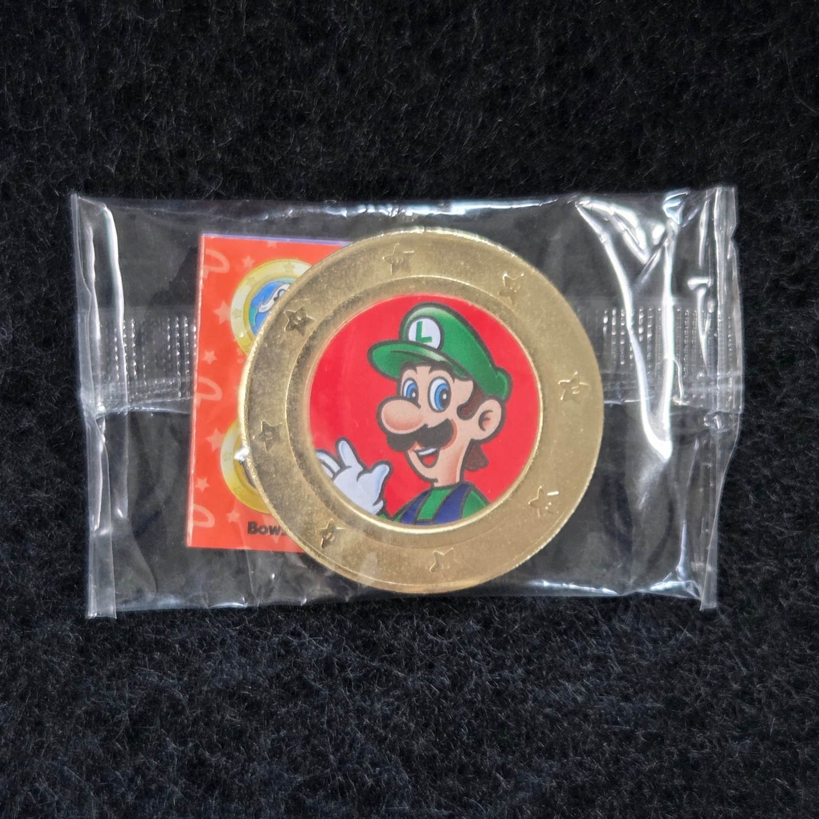 Super Mario Frankford Wonder Ball Collectible Coin Series 2, Luigi SEALED