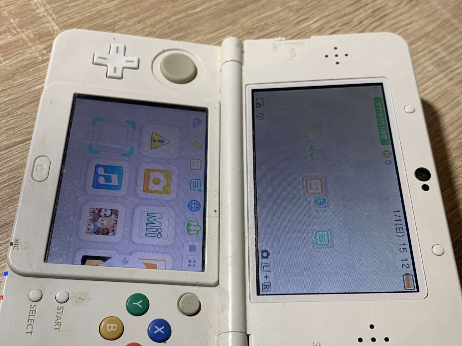1539 Nintendo New 3DS White Normal TESTED