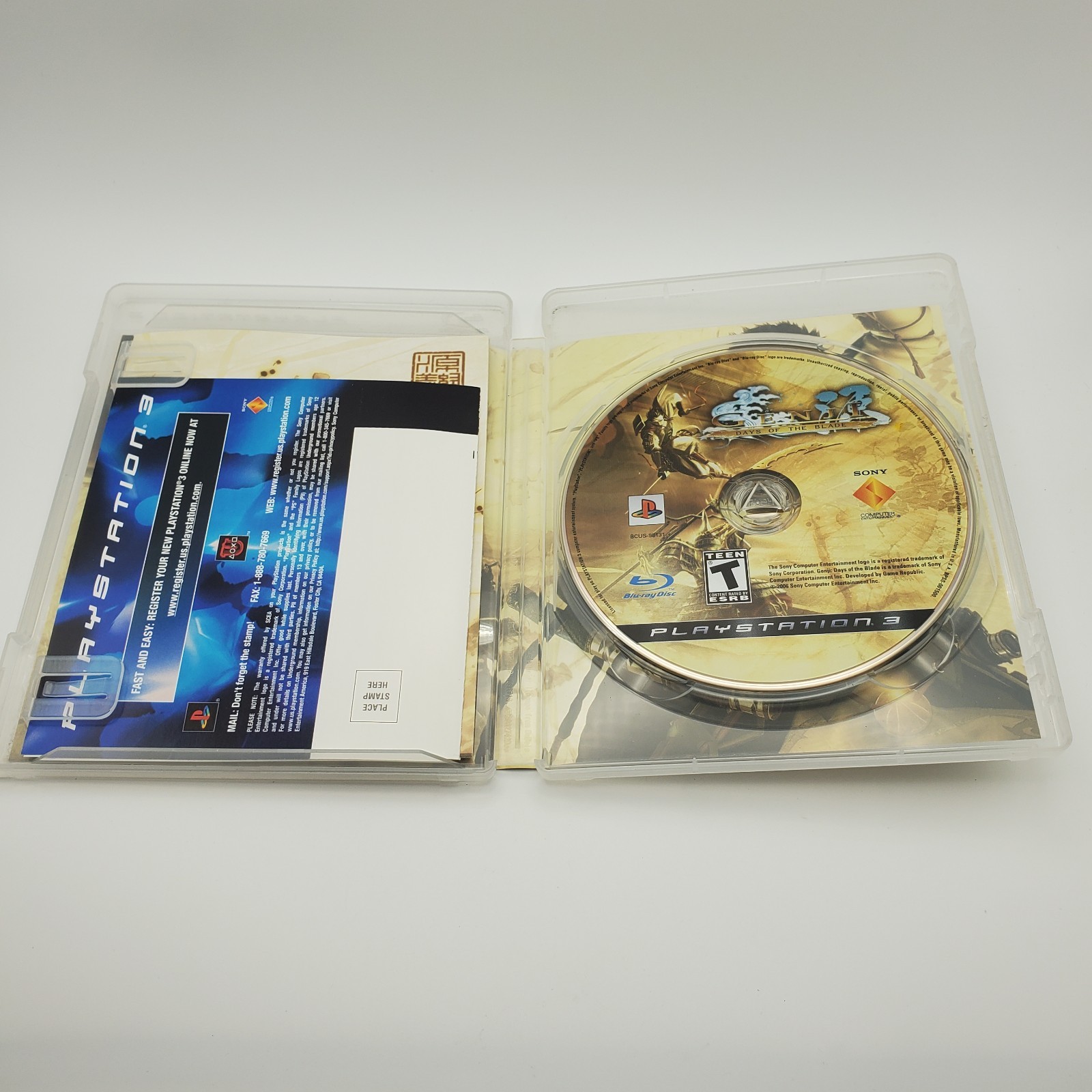 Genji: Days of the Blade (PlayStation 3, 2006) MINT Disc, Complete CIB, TESTED