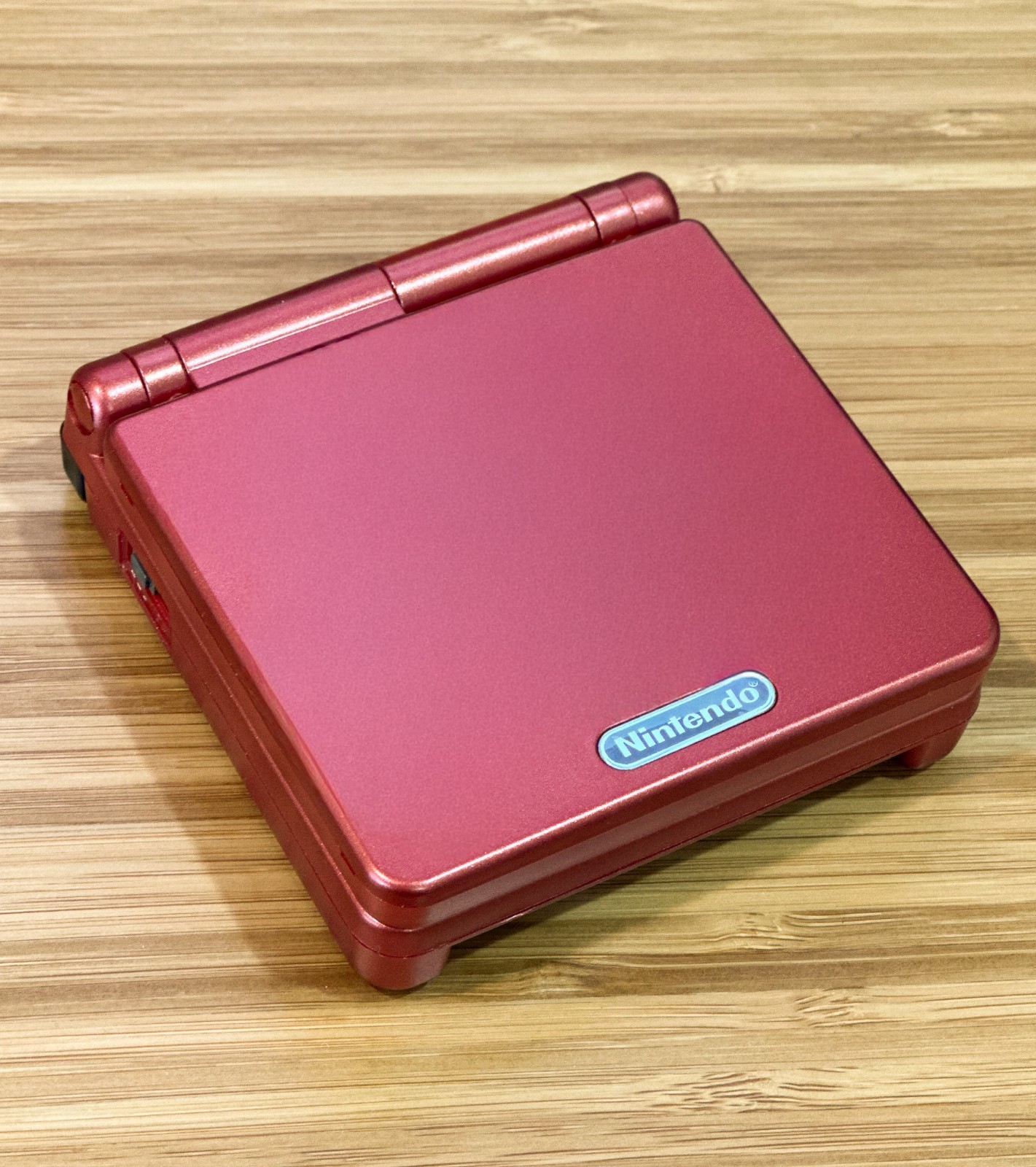 Nintendo Game Boy Advance GBA SP Flame Red System AGS 101 Brighter NEW