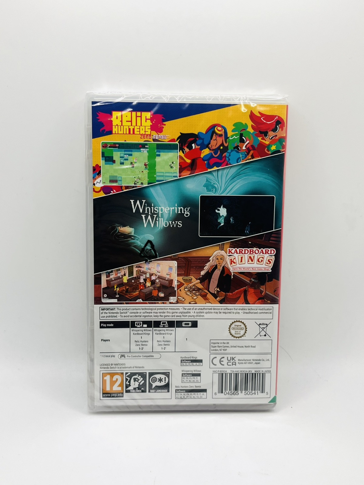 Switch Game Sealed Akupara Collection Relic Hunter Whispering Willow SRG 98 New