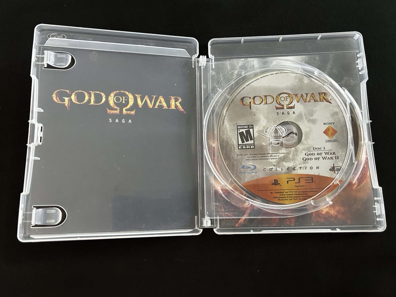 PS3 God of War Saga Collection Box And Disc 1 Only