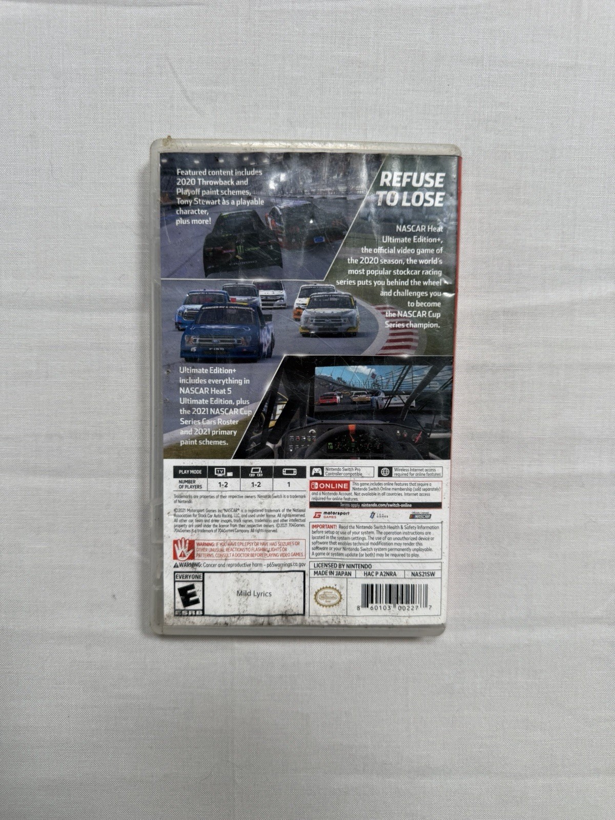NASCAR Heat Ultimate Edition+ Nintendo Switch Racing Game 2020 E NTSC-U/C