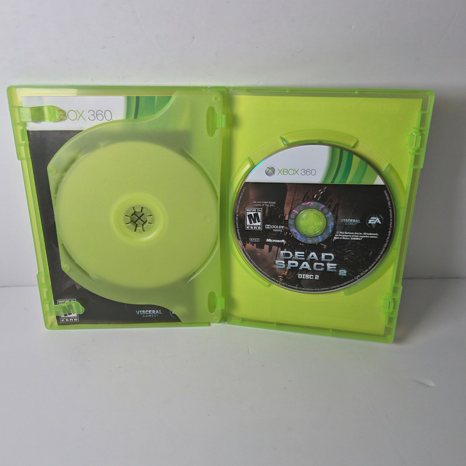 Dead Space 2 Xbox 360 CIB Tested 2 Disc Set Manual Inserts