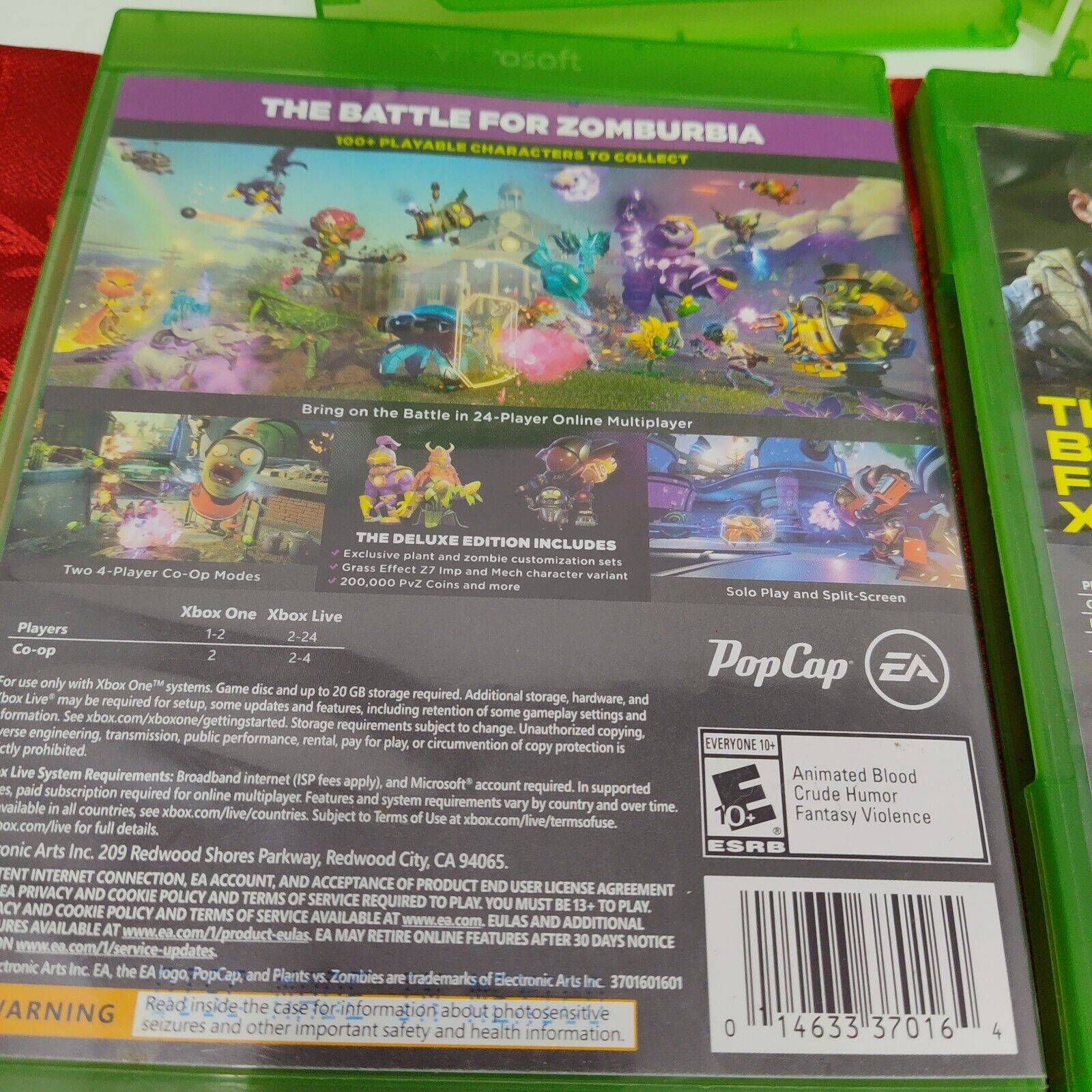 X6 Xbox One Video Game Lot Zoo Call Of Duty Hasbro Titanfall Plants VS Z
