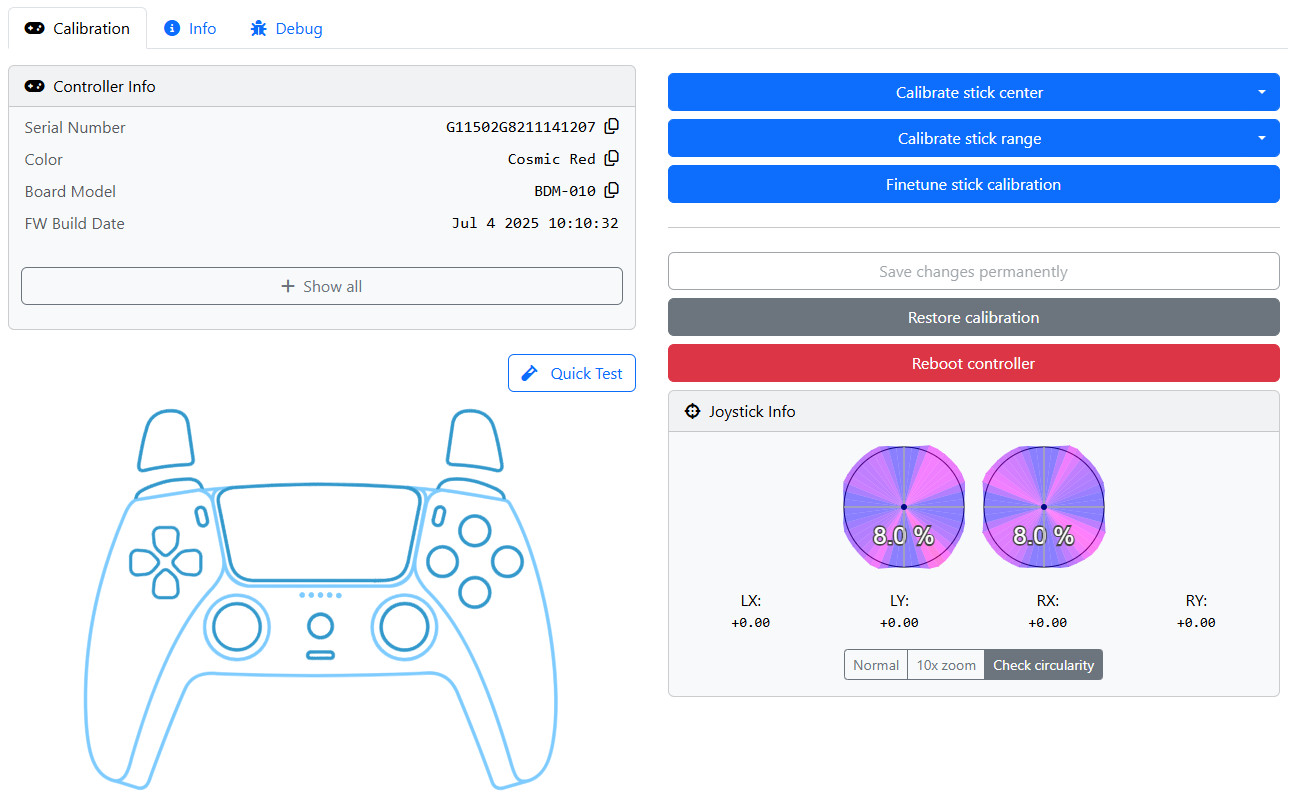 Sony PS5 DualSense Controller with Hall Effect sticks – Cosmic Red