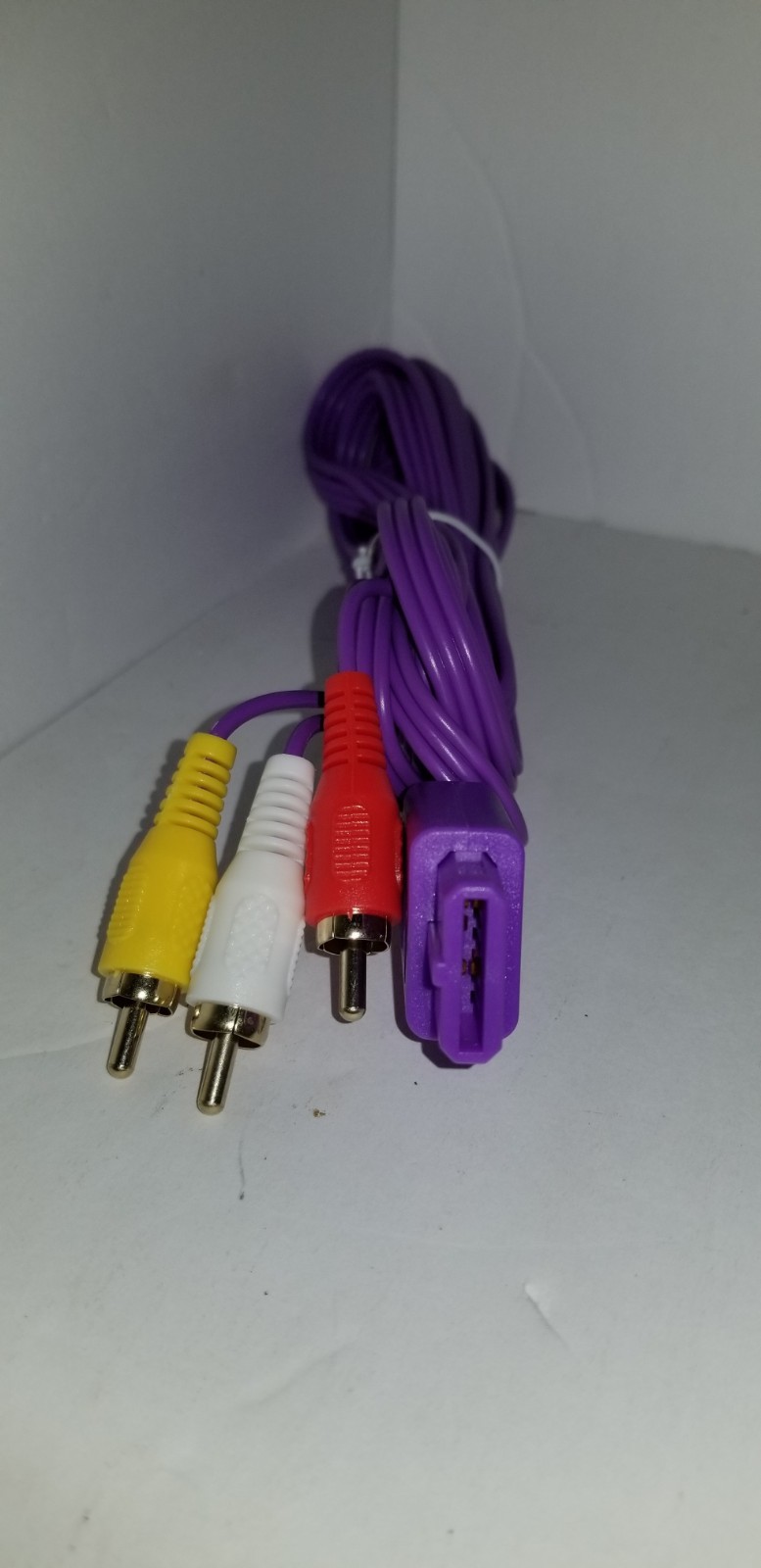 NEW 10 FT Pro Series Gold Plated Purple AV Audio Video Cable for Nintendo 64 N64