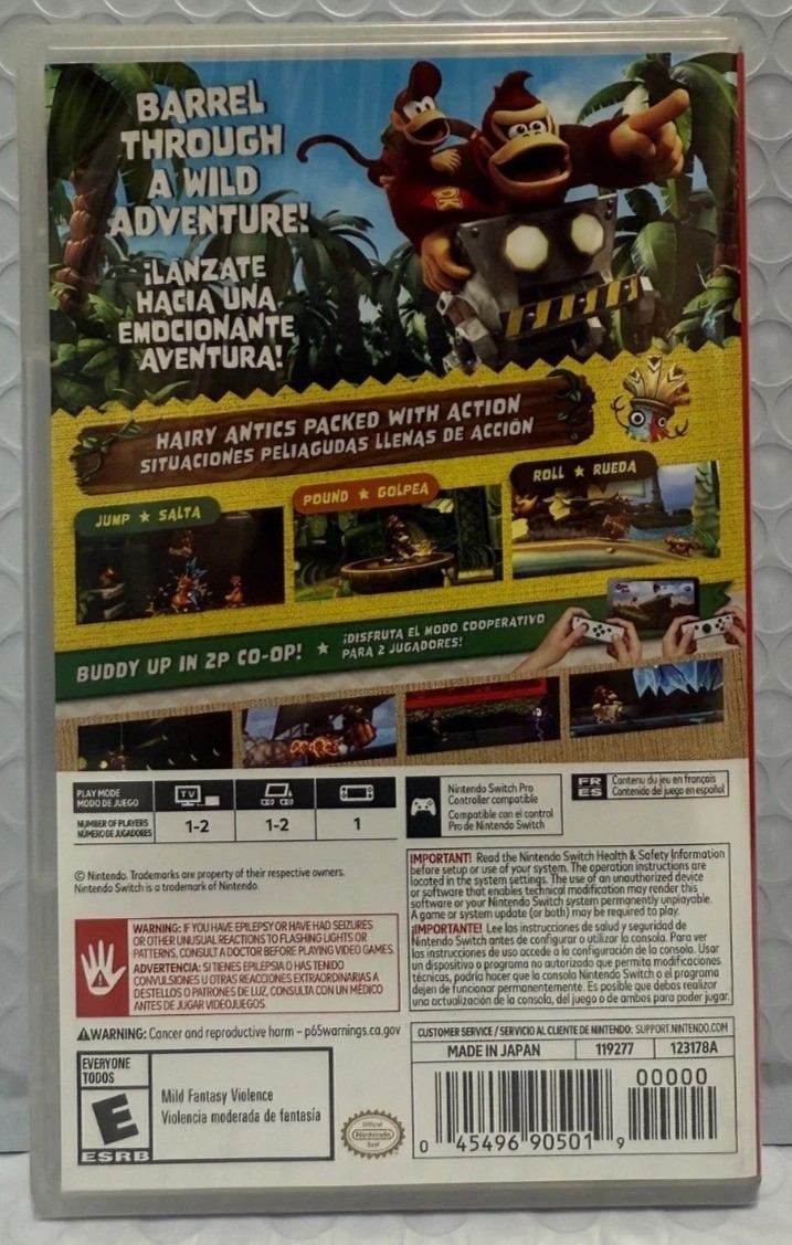 Donkey Kong Country Returns HD – Nintendo Switch – SEALED BOX – BRAND NEW