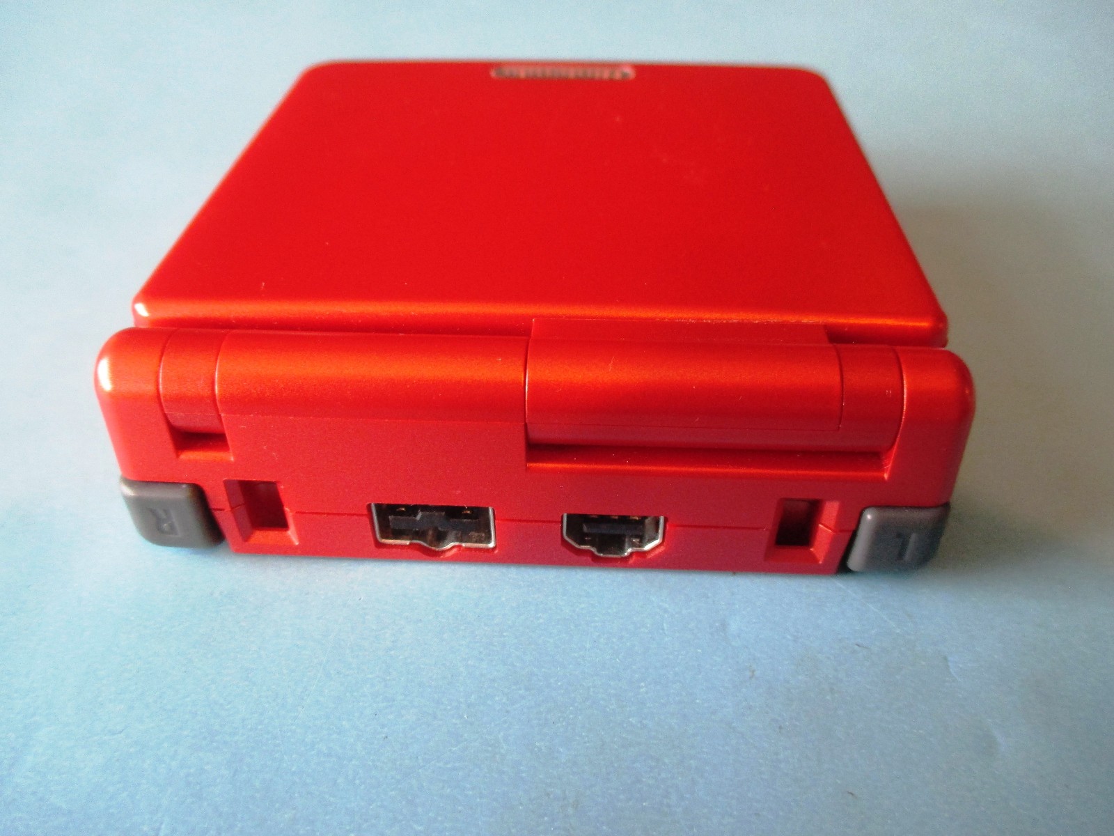 Nintendo Game Boy Advance SP Flame Red System w/Charger FREE Shipping!