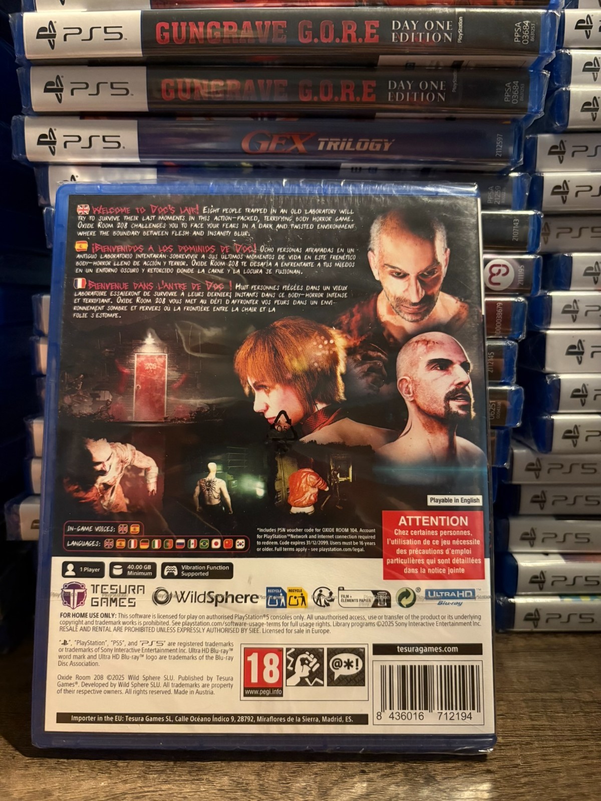 (SEALED) Oxide Room 208 EU import – Playstation 5 – Brand New